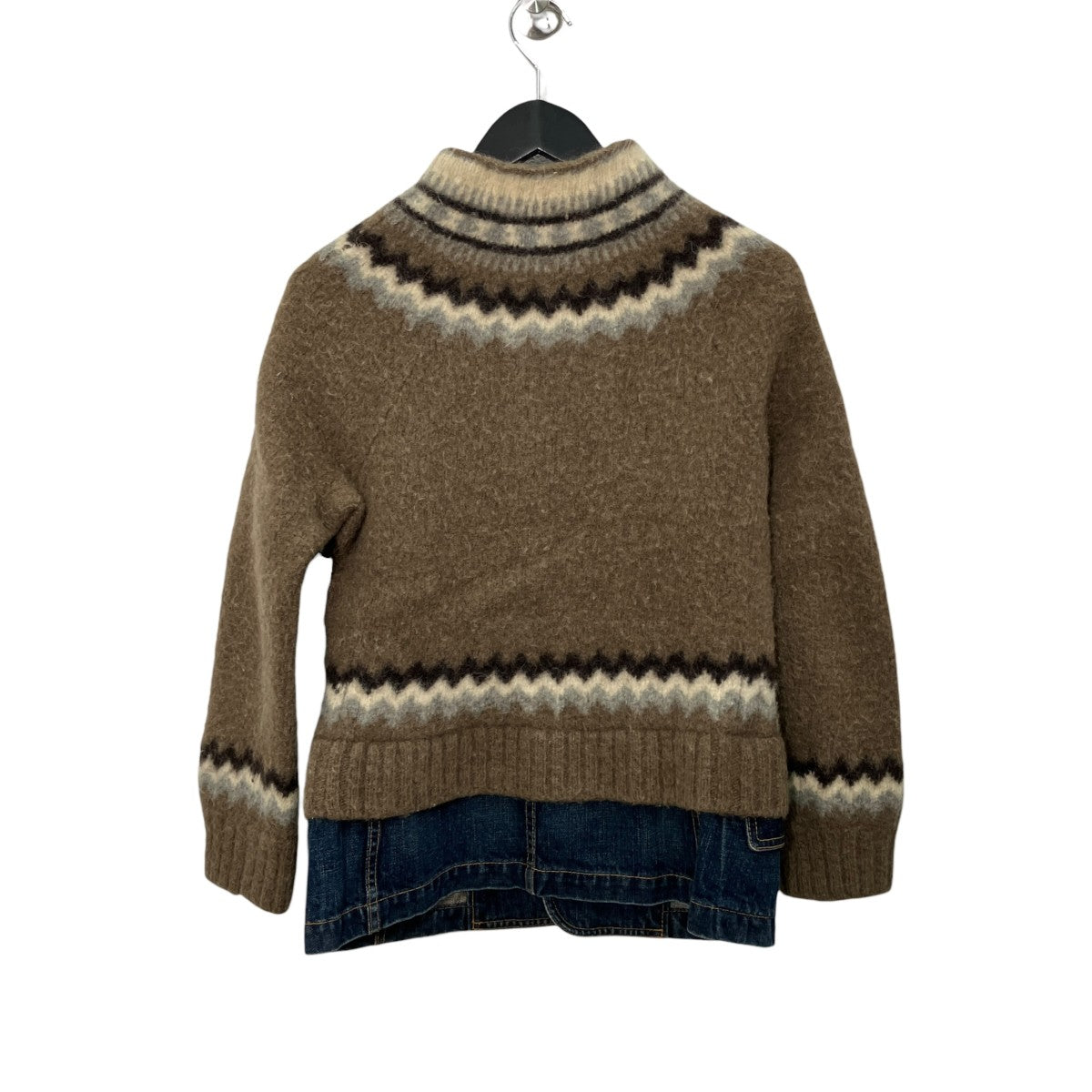 tricot COMME des GARCONS AD2005デニム切替ウールジャケットTP-J017 古着・中古-2枚目のアイテム画像