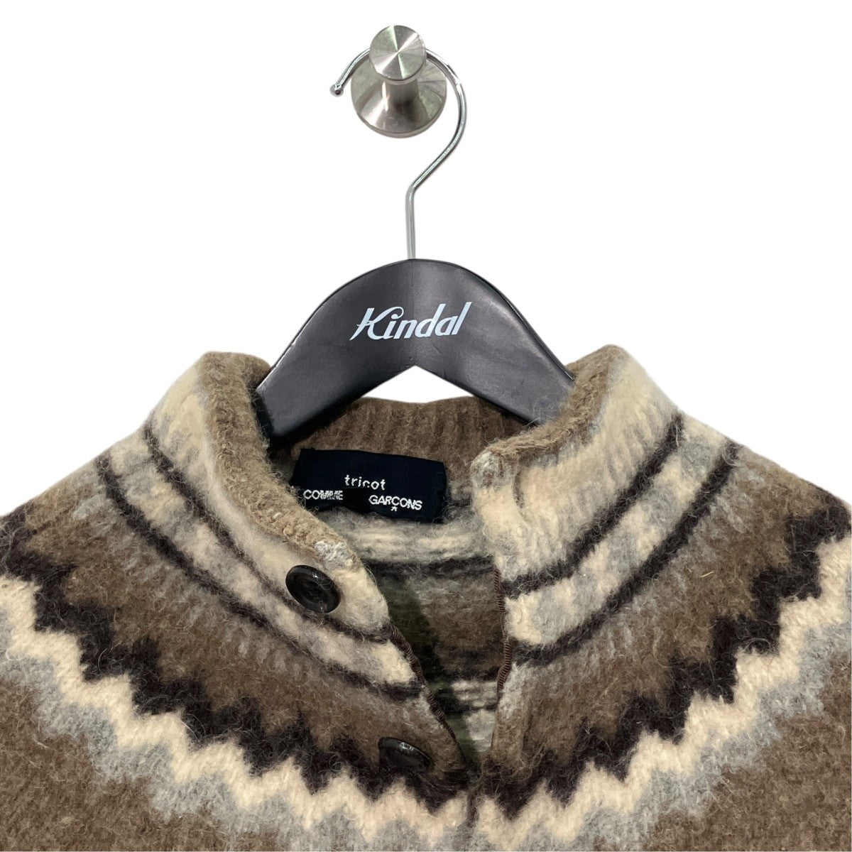 tricot COMME des GARCONS AD2005デニム切替ウールジャケットTP-J017 古着・中古-3枚目のアイテム画像