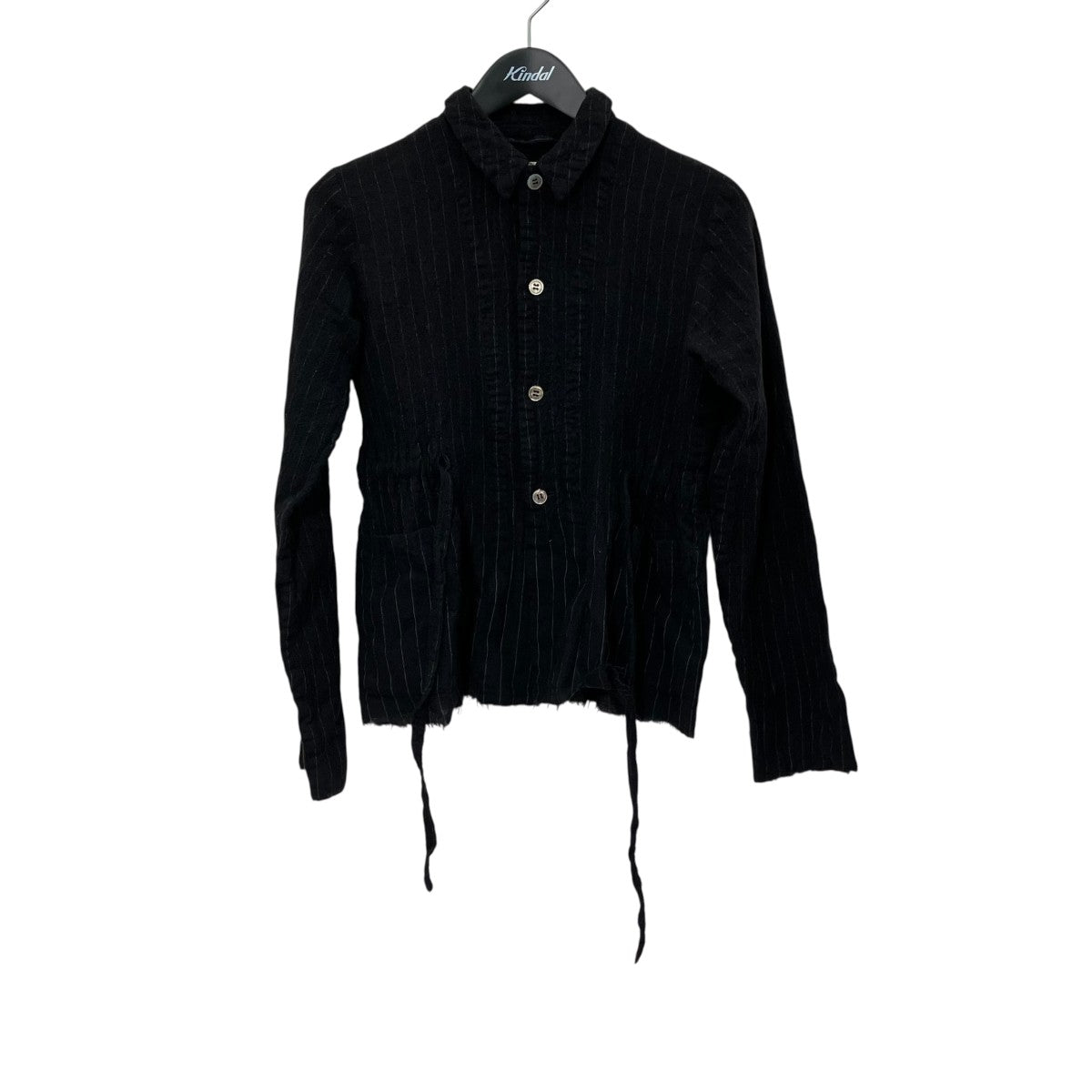 ROBE DE CHAMBRE COMME DES GARCONS AD1994ストライプウールシャツRB-040050 古着・中古-1枚目のアイテム画像