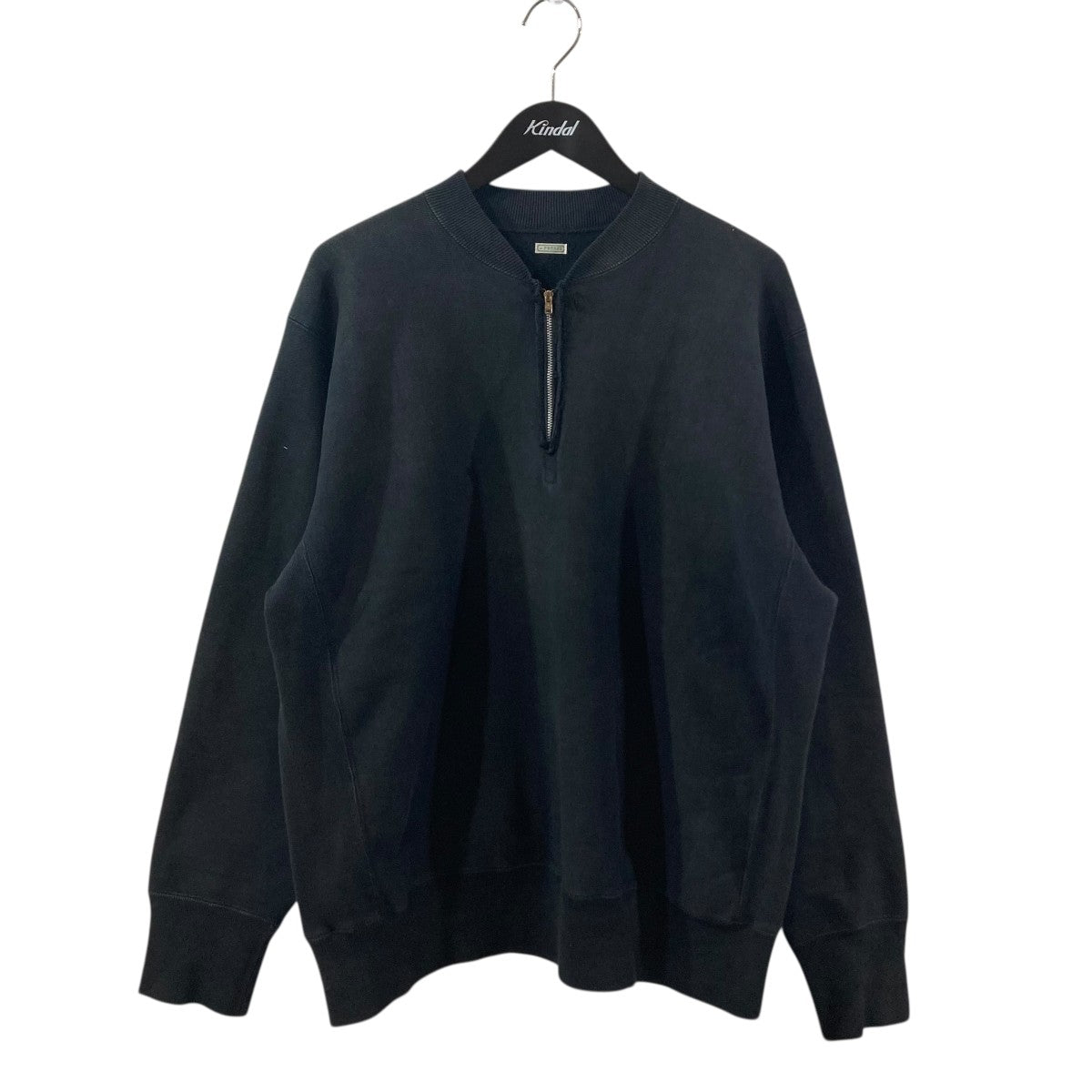 A．PRESSE Vintage Half Zip Rib Collar Sweatshirt程度B ハーフジップスウェット 25AAP-05-07 古着・中古-1枚目のアイテム画像