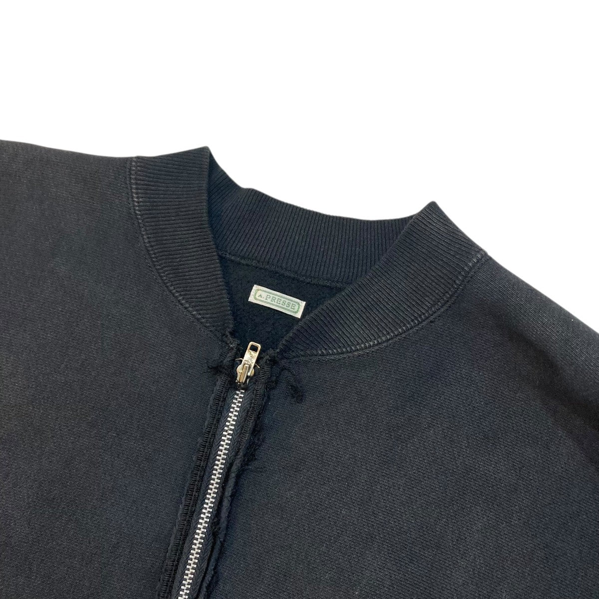 A．PRESSE Vintage Half Zip Rib Collar Sweatshirt程度B ハーフジップスウェット 25AAP-05-07 古着・中古-3枚目のアイテム画像