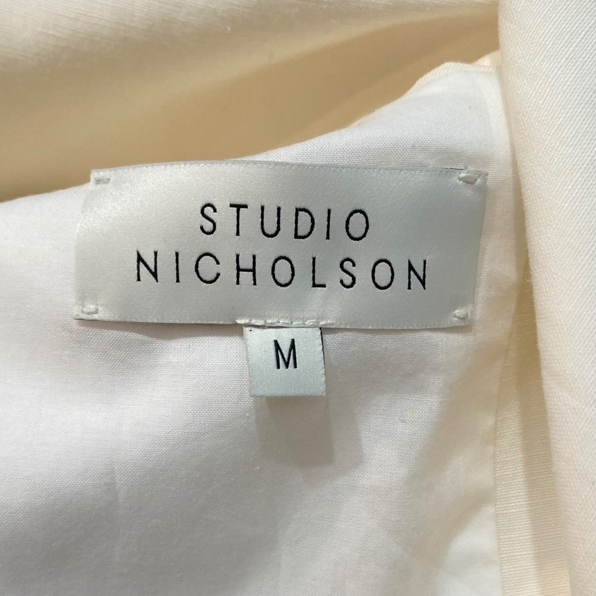 STUDIO NICHOLSON NOPI JACKET IN PARCHMENTリネンジャケット51-10-452002 古着・中古-6枚目のアイテム画像