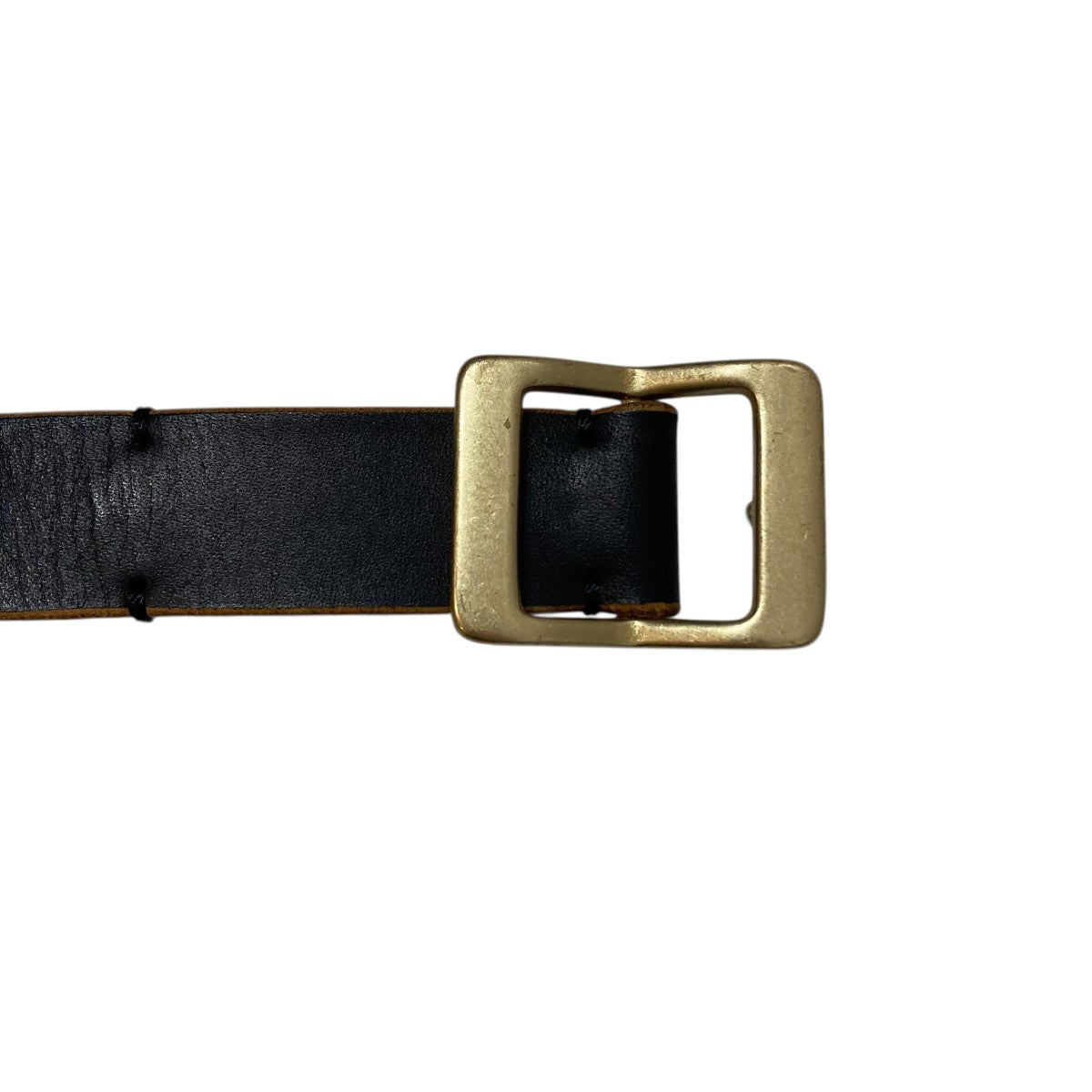 NICENESS Brown Core Oiled Cow Leather BeltレザーベルトNN-5201A16 古着・中古-8枚目のアイテム画像