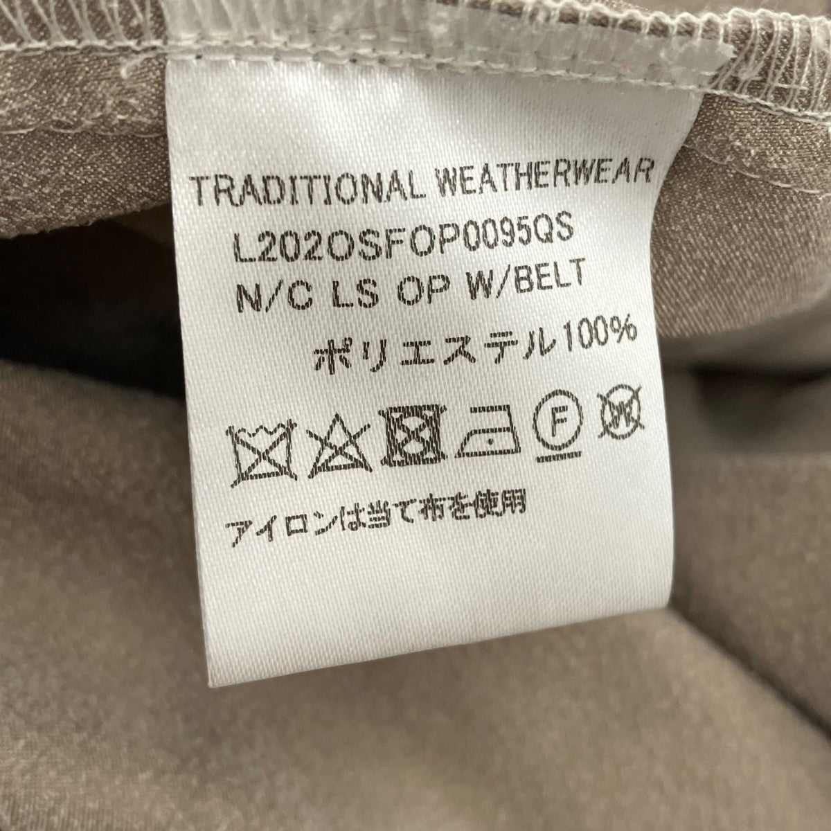 Traditional Weatherwear シャツワンピースL202OSFOP0095QS 古着・中古-6枚目のアイテム画像
