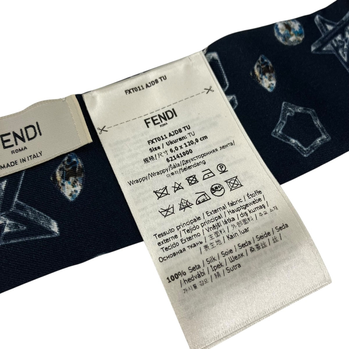 FENDI ラッピースカーフFXT011 古着・中古-3枚目のアイテム画像