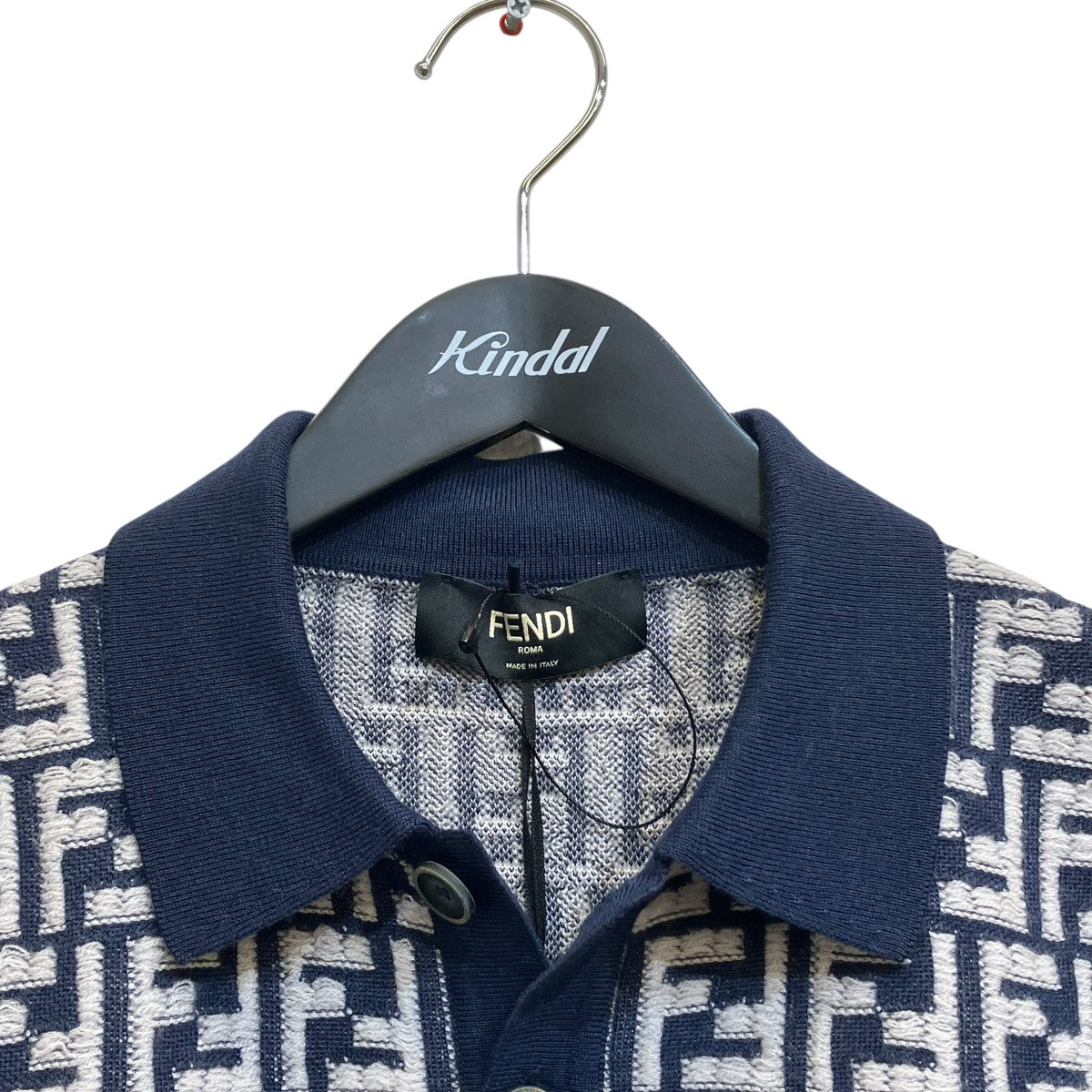FENDI 半袖ニットポロシャツFZC349 古着・中古-3枚目のアイテム画像