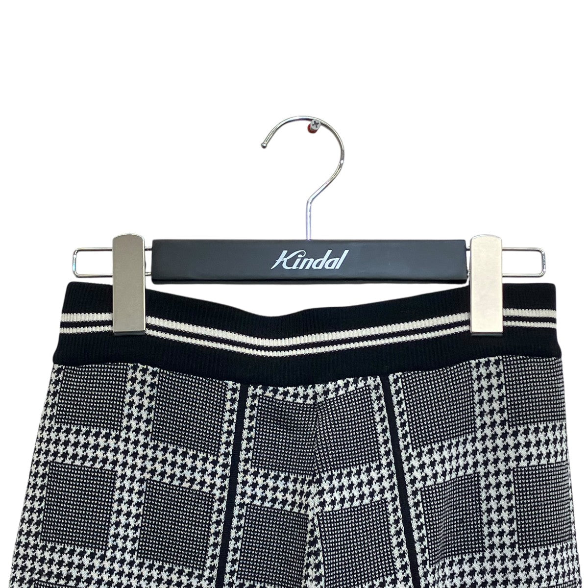 mame kurogouchi Multi Plaid Geometric Knit TrousersニットパンツMM23PS-KN719 古着・中古-3枚目のアイテム画像