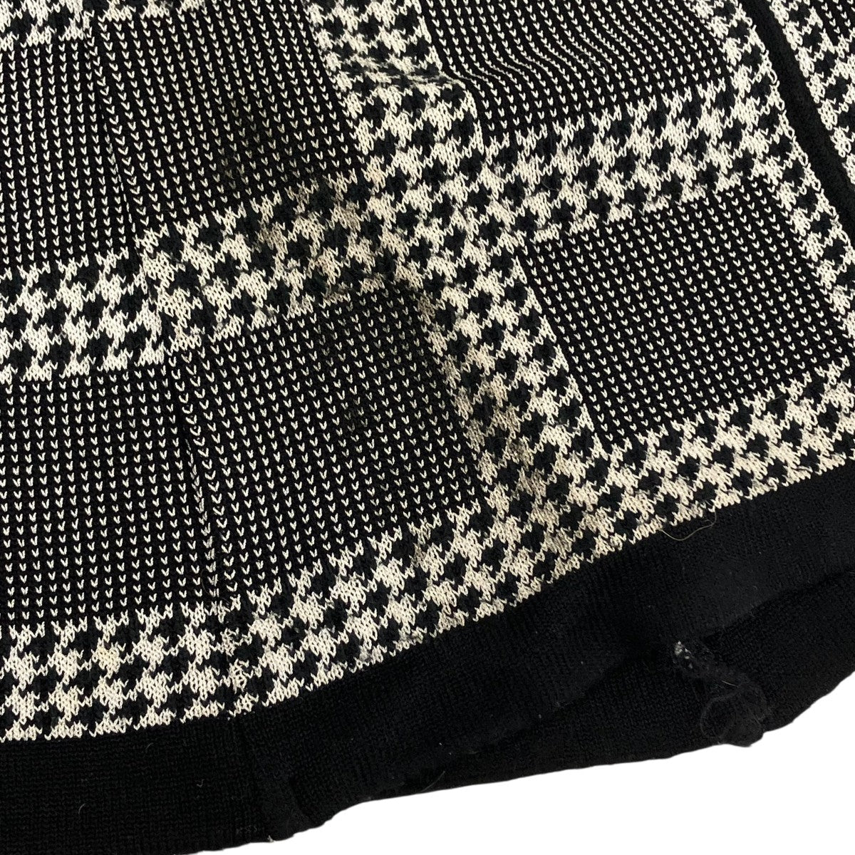 mame kurogouchi Multi Plaid Geometric Knit TrousersニットパンツMM23PS-KN719 古着・中古-6枚目のアイテム画像