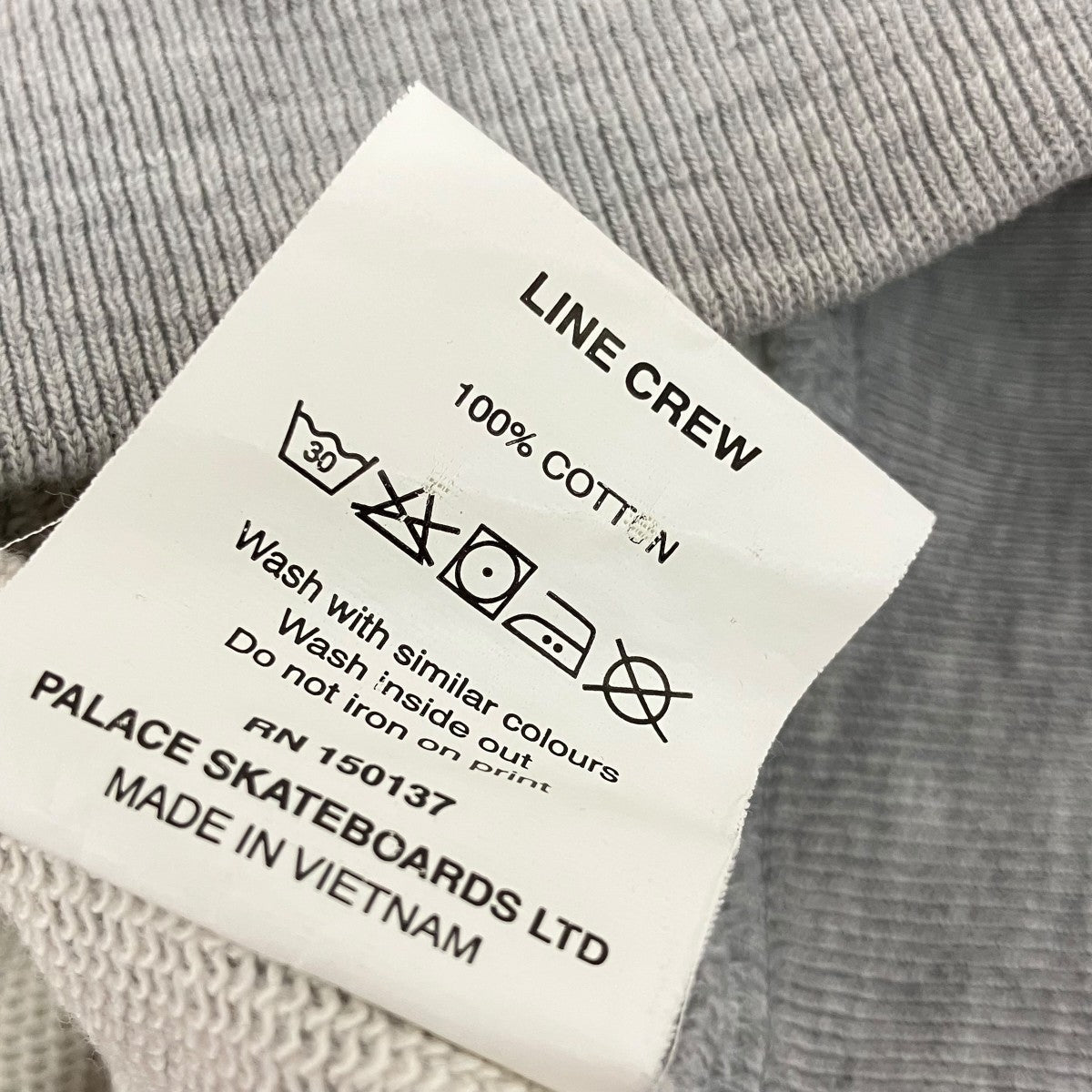 PALACE(パレス) Line Crewクルーネックスウェット グレー サイズ S