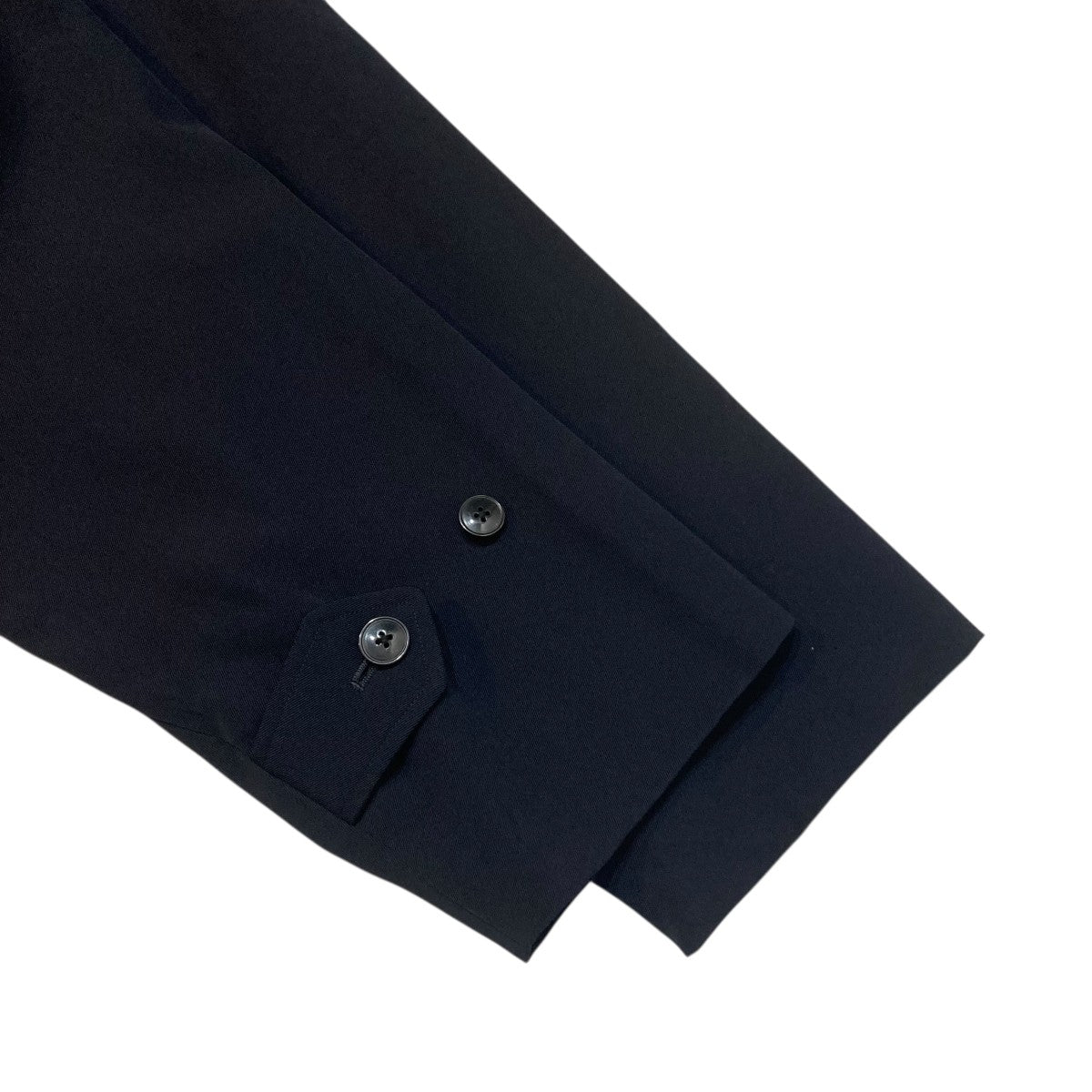 COMOLI WOOL GABARDINE DOUBLE BREASTED COAT P01-04005 古着・中古-4枚目のアイテム画像