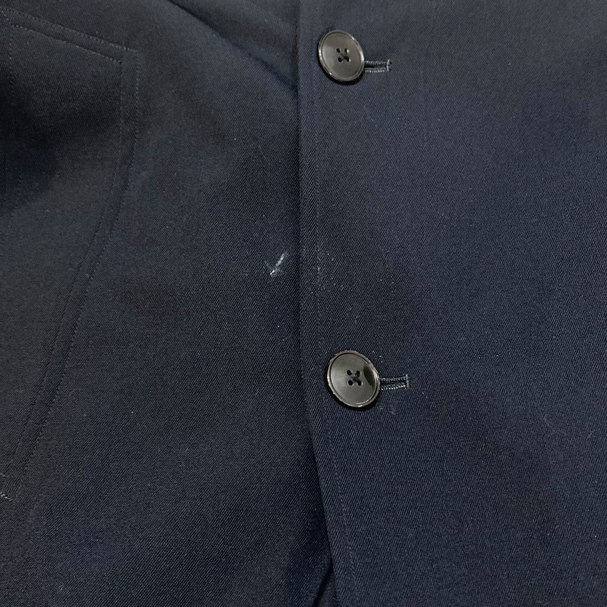 COMOLI WOOL GABARDINE DOUBLE BREASTED COAT P01-04005 古着・中古-6枚目のアイテム画像