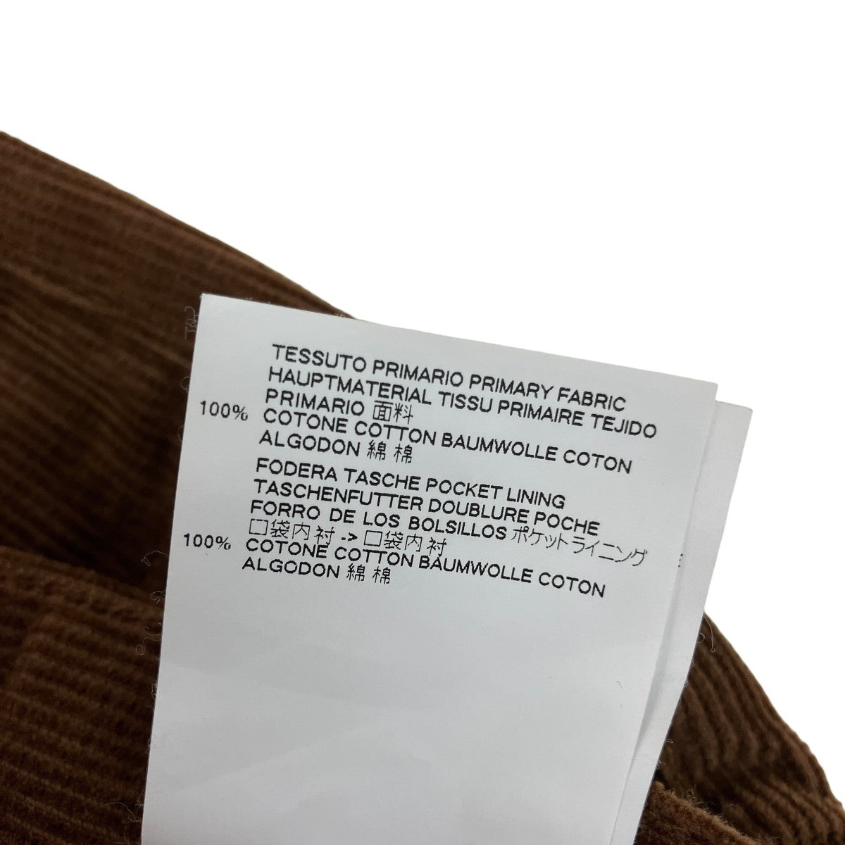 Maison Margiela コーデュロイパンツ 2018AW Maison Margiela(メゾンマルジェラ) 18AWコーデュロイパンツS50LA104