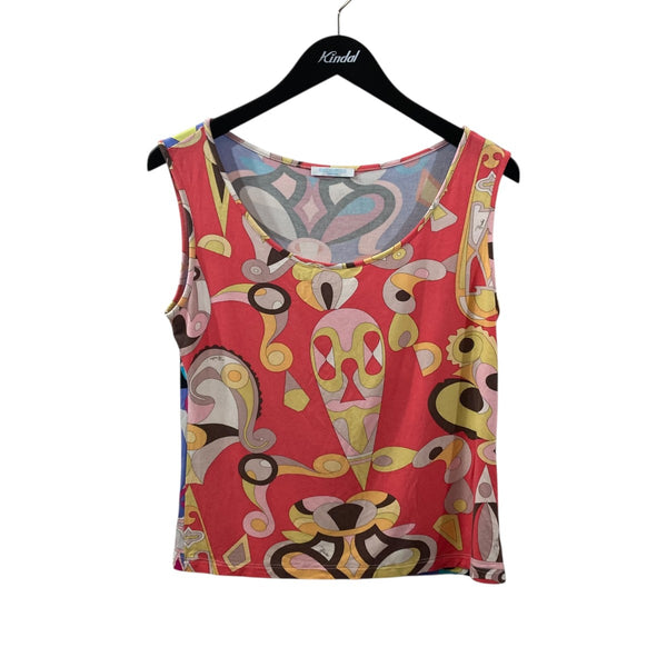 Emilio Pucci(エミリオプッチ) タンクトップ マルチカラー サイズ L