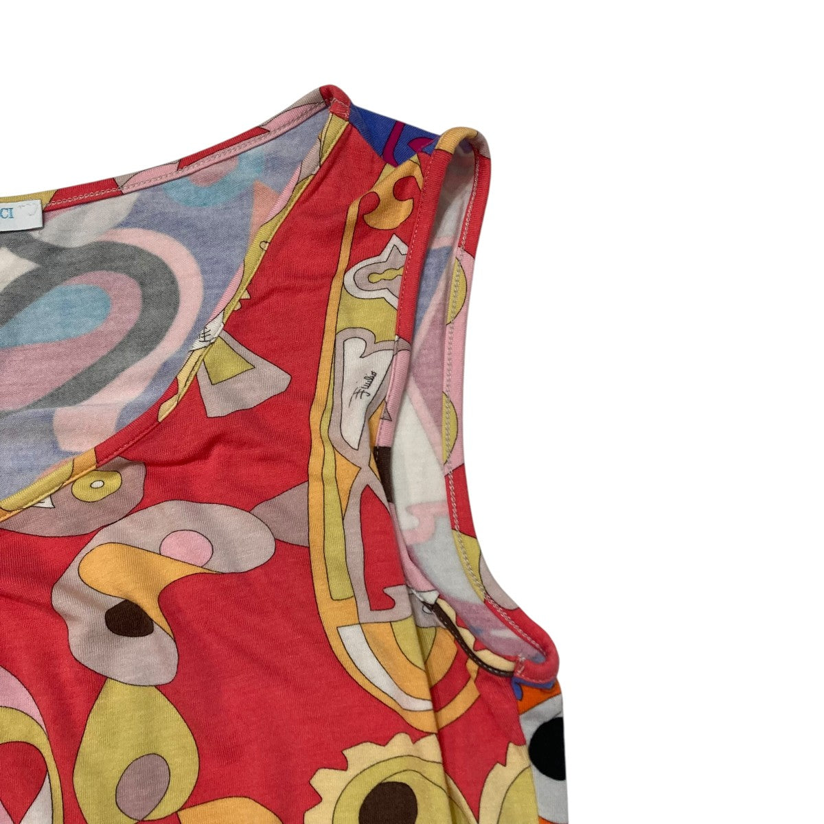 Emilio Pucci(エミリオプッチ) タンクトップ マルチカラー サイズ L