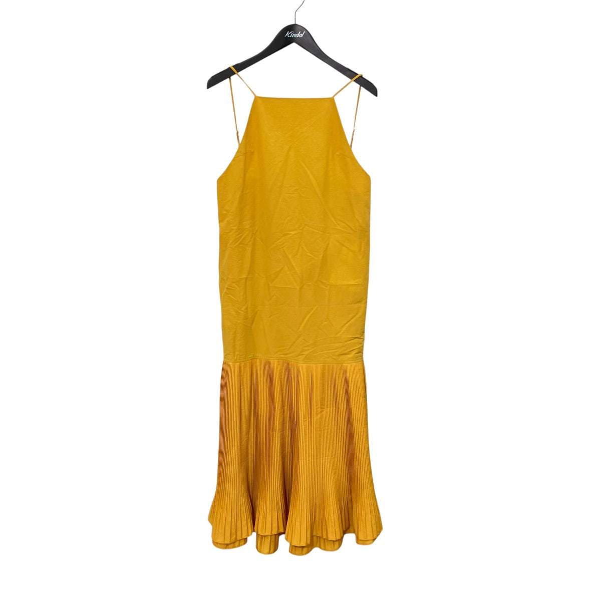 HeRIN．CYE Pleated hem OPキャミソールワンピース530FAT33-0180 古着・中古-1枚目のアイテム画像