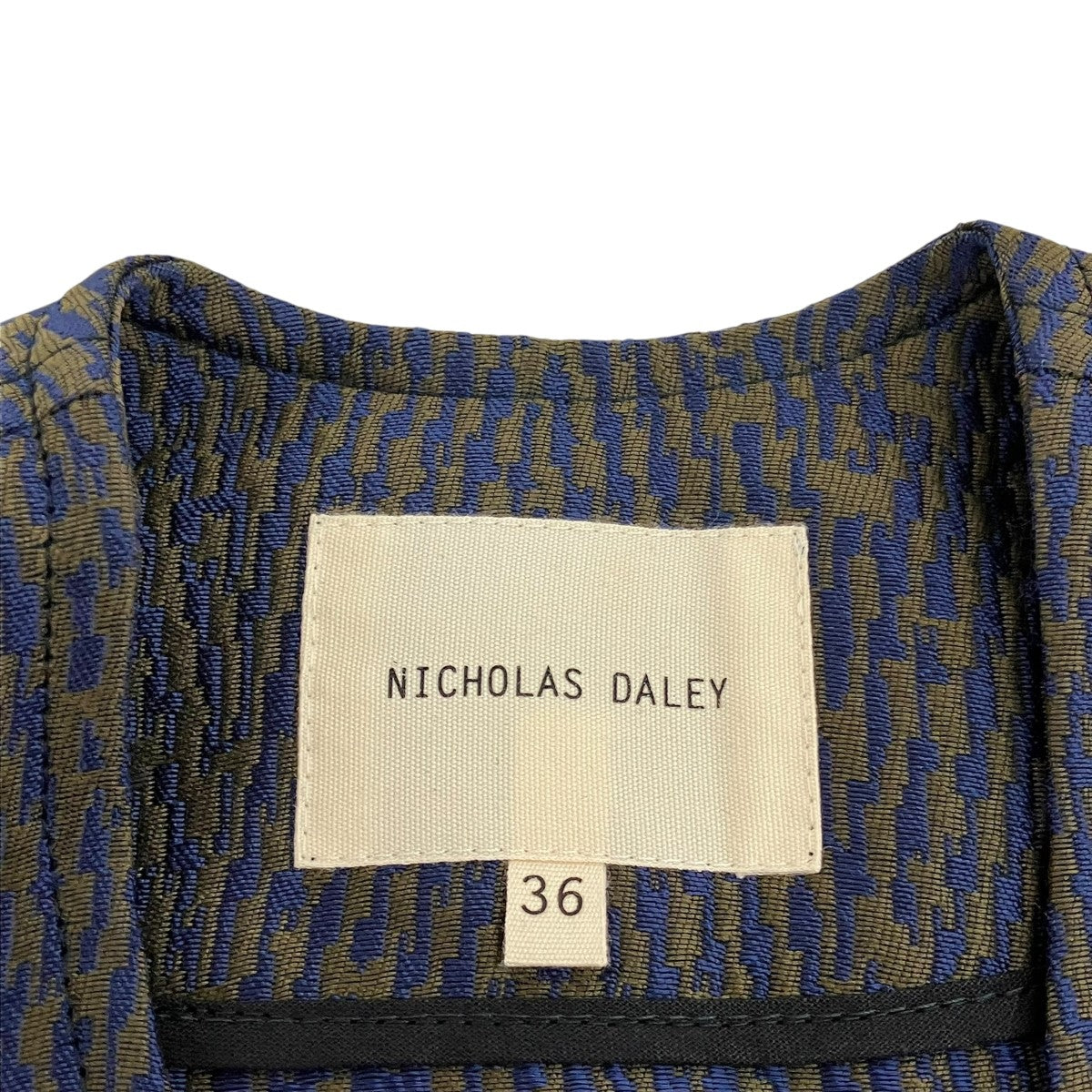 NICHOLAS DALEY ノーカラージャケット 古着・中古-5枚目のアイテム画像