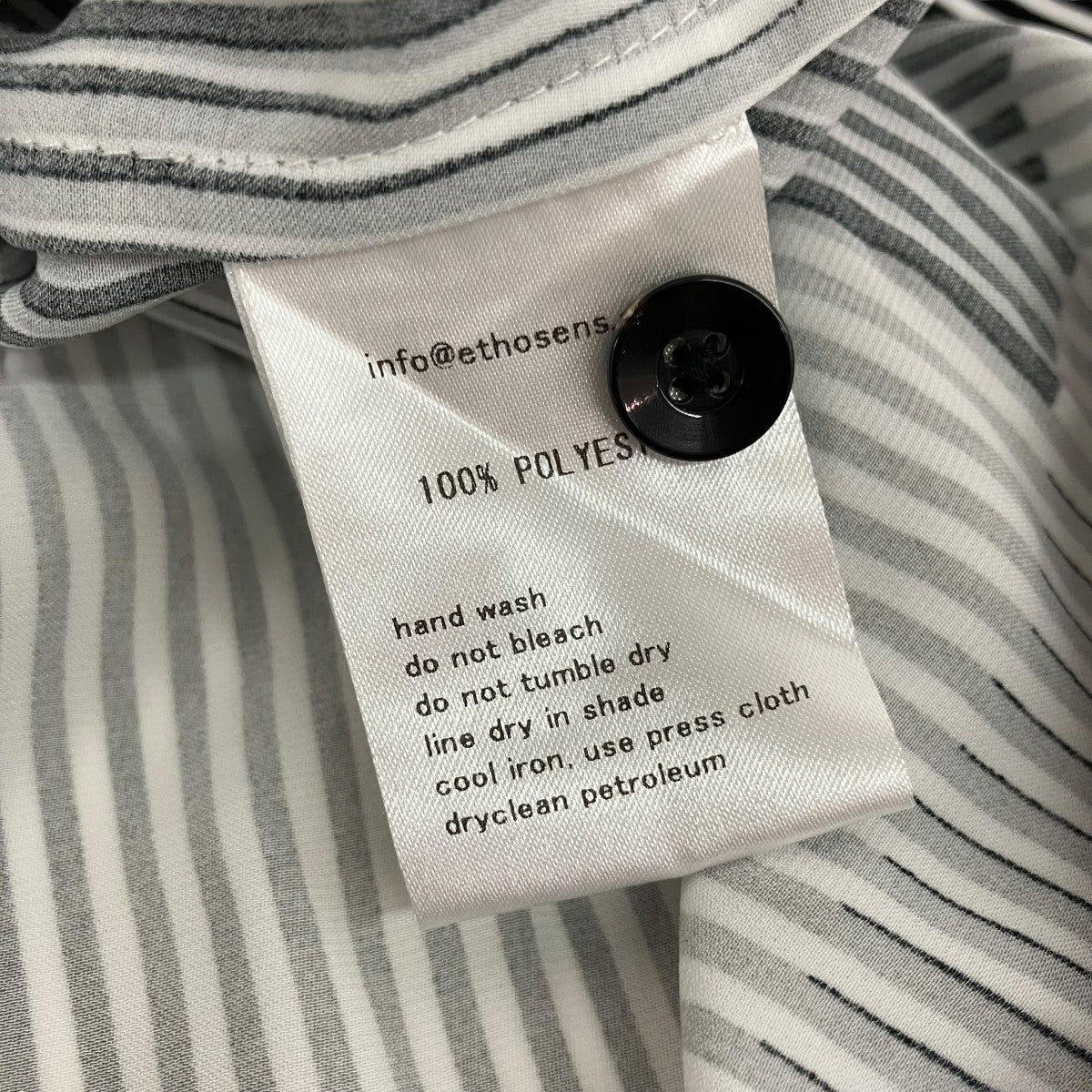 ETHOSENS ストライプ長袖シャツE118-204 古着・中古-5枚目のアイテム画像