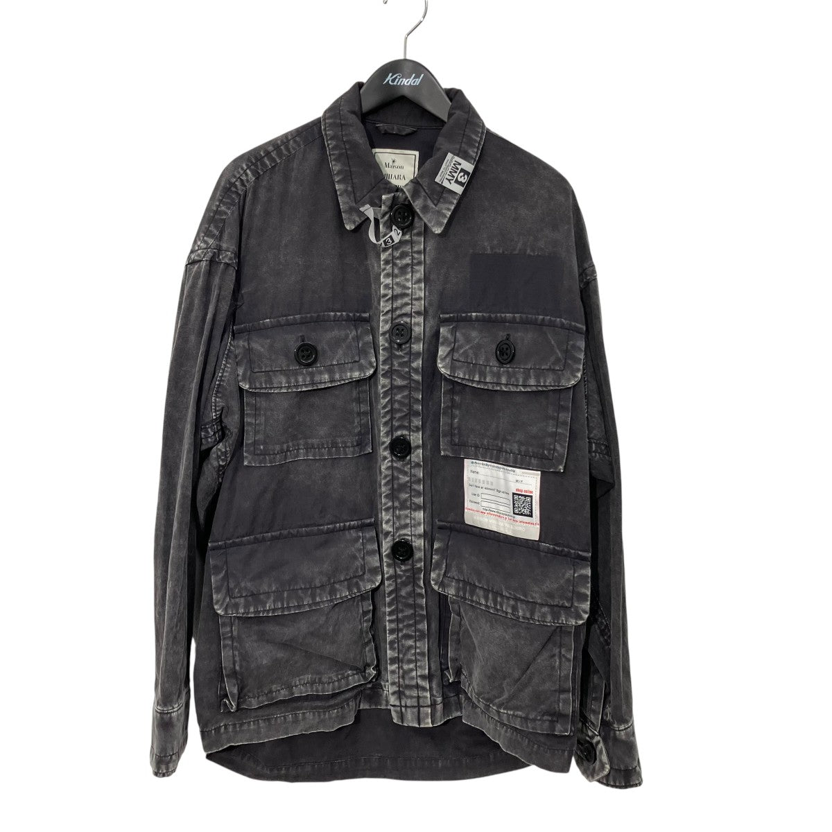 Maison MIHARA YASUHIRO 25SSAMATEUR SEWN MILITARY SHIRTSミリタリーシャツA14SH083 古着・中古-1枚目のアイテム画像