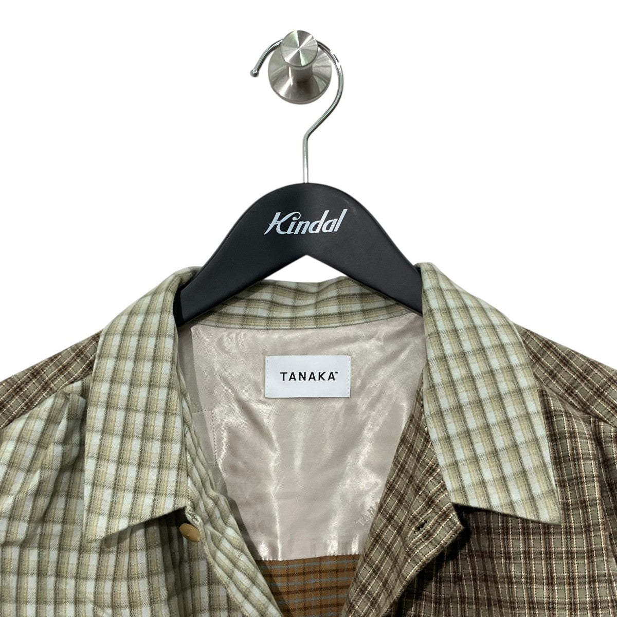 OVERSHIRTチェック長袖シャツST-216-MC