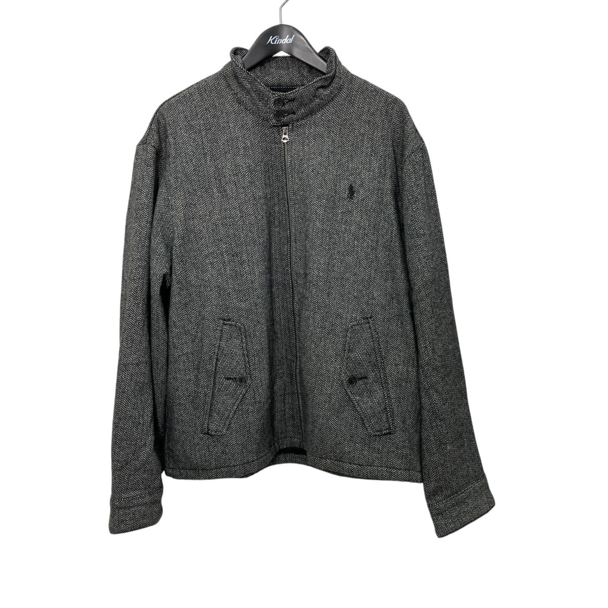 POLO RALPH LAUREN Wool-Blend Herringbone Jacketハリントンジャケット 古着・中古-1枚目のアイテム画像