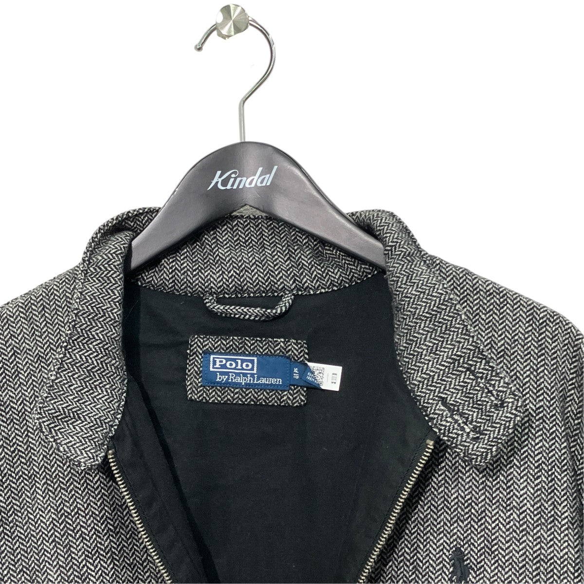 POLO RALPH LAUREN Wool-Blend Herringbone Jacketハリントンジャケット 古着・中古-3枚目のアイテム画像