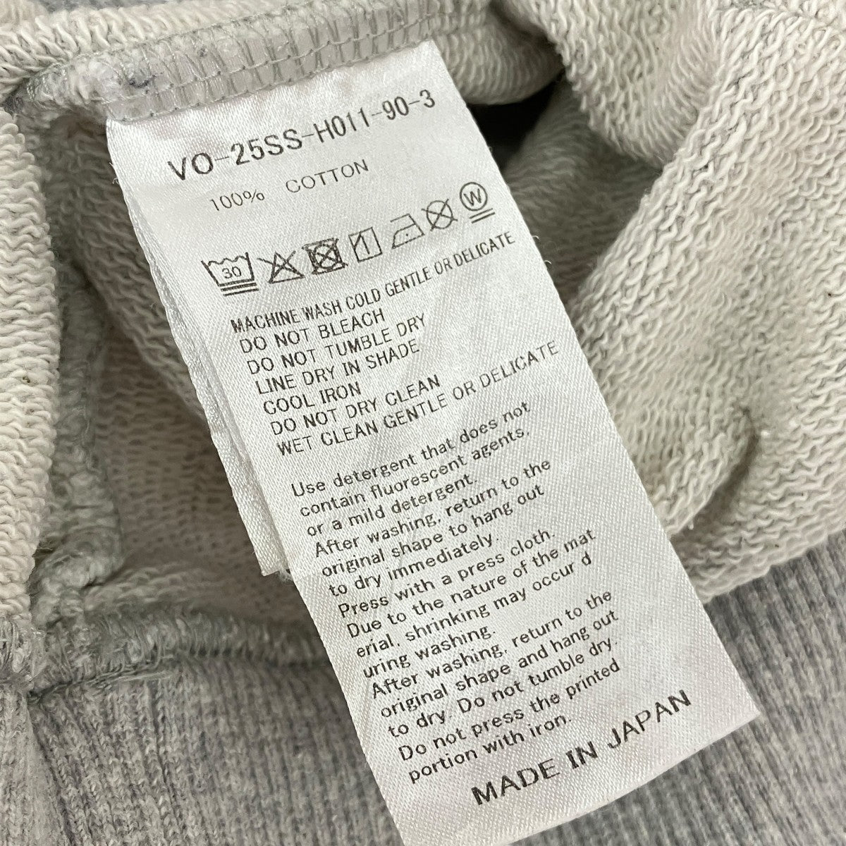 25SSIcon Spell Out HoodieプルオーバーパーカーVO-25SS-H011-90-3