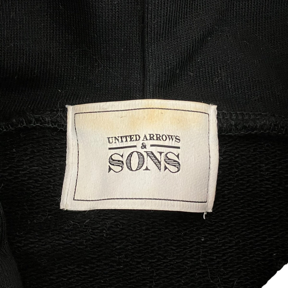UNTED ARROWS ＆ SONS F TERRY HOODIEプルオーバーパーカー55122740530 古着・中古-5枚目のアイテム画像