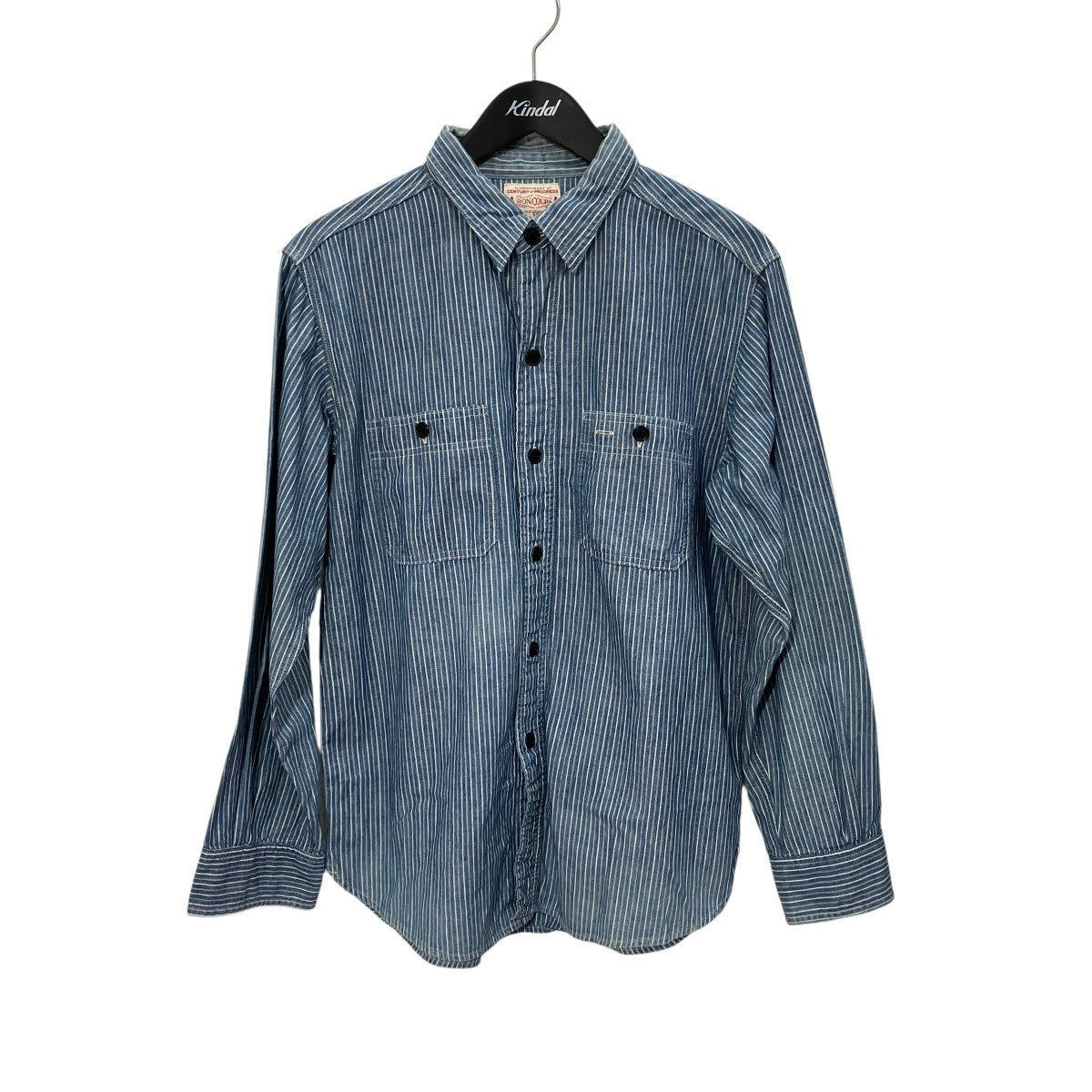 BONCOURA ストライプ長袖シャツ 古着・中古-1枚目のアイテム画像