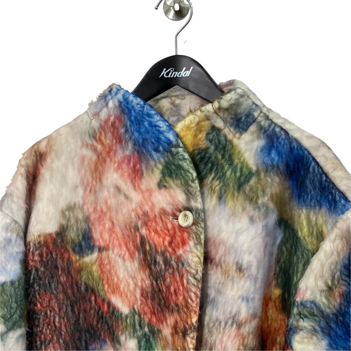 24AWUND TEXTURE ART FLOWERシャギーコート0224207620440