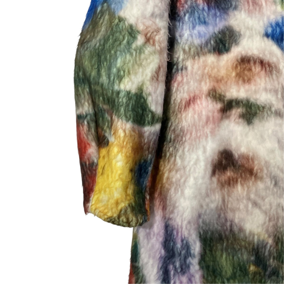 24AWUND TEXTURE ART FLOWERシャギーコート0224207620440