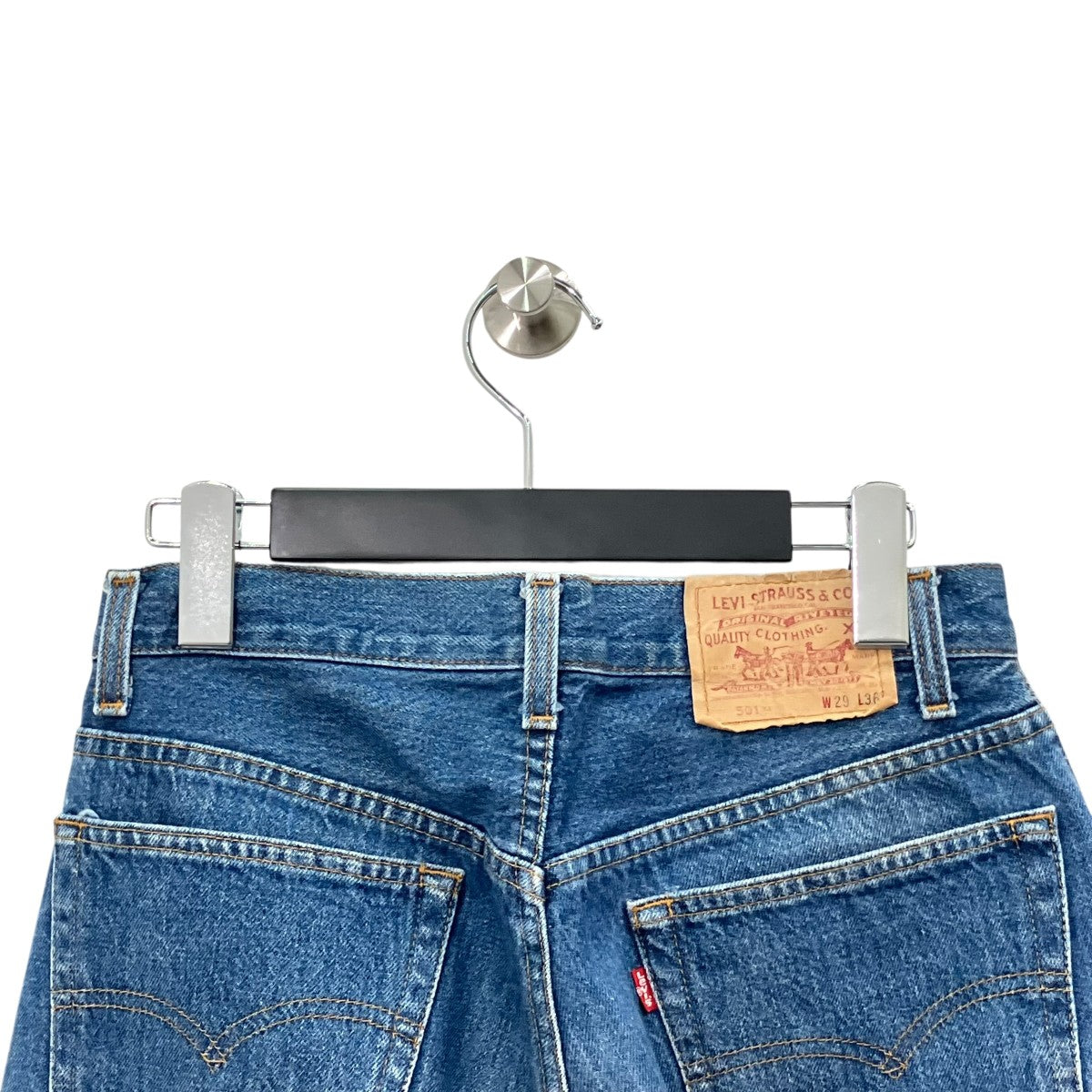 LEVI’S 90s 501XX ボタン裏555 USA製デニムパンツ 古着・中古-5枚目のアイテム画像
