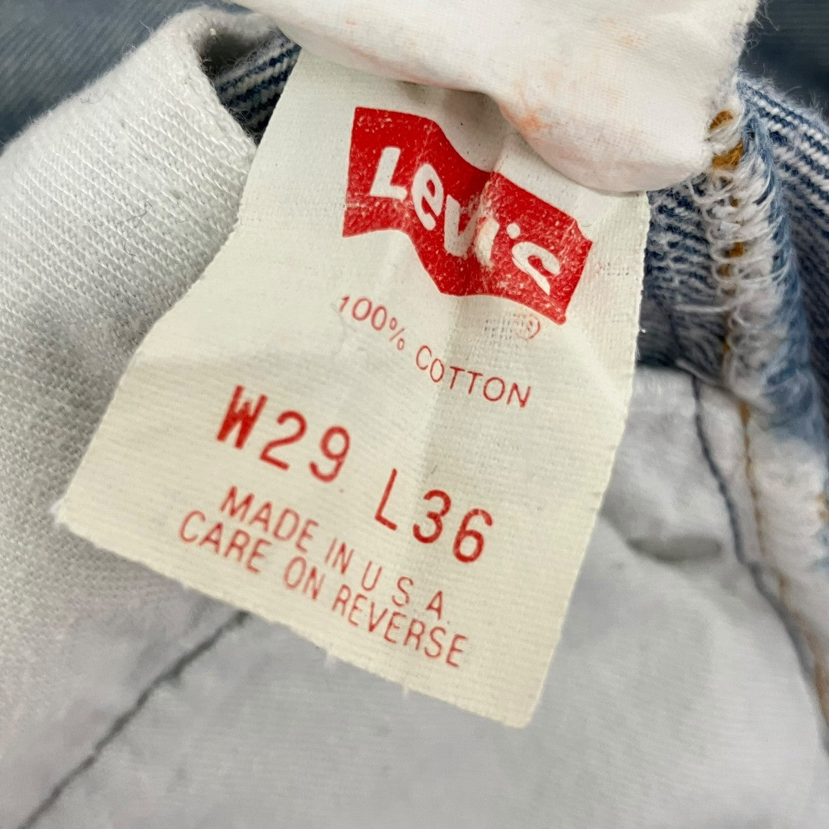 LEVI’S 90s 501XX ボタン裏555 USA製デニムパンツ 古着・中古-6枚目のアイテム画像