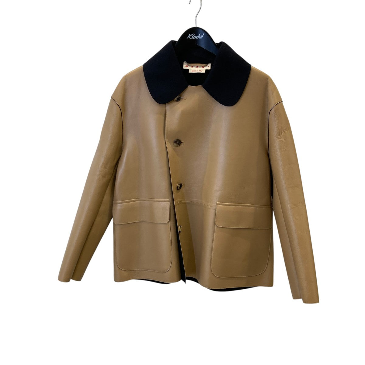 MARNI 羊革レザージャケットGIMX0092QYLA229 古着・中古-1枚目のアイテム画像
