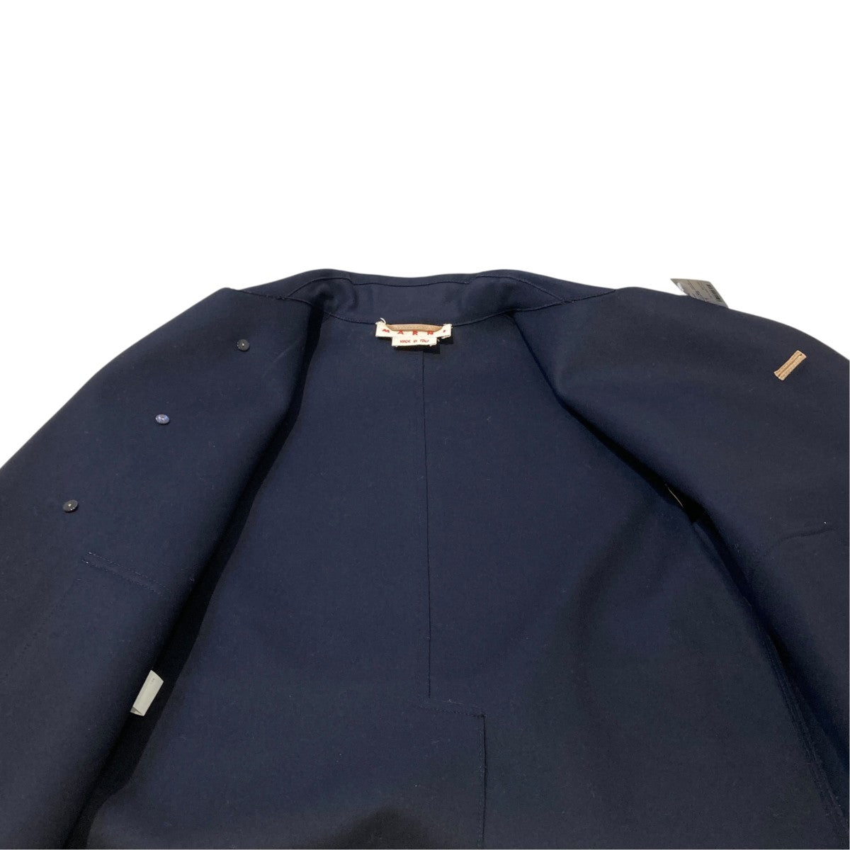 MARNI 羊革レザージャケットGIMX0092QYLA229 古着・中古-8枚目のアイテム画像