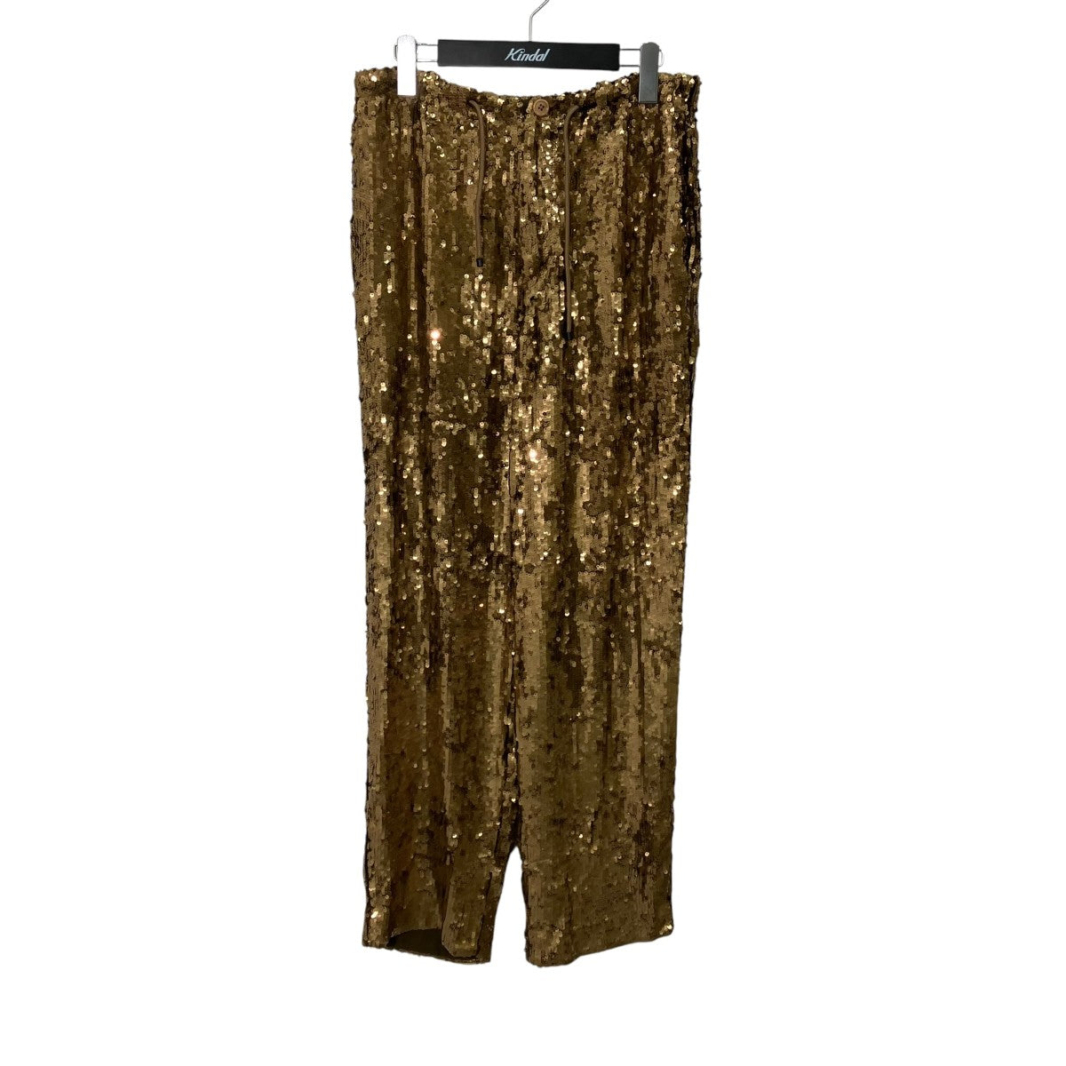 DRIES VAN NOTEN スパンコールトリム パンツ 古着・中古-1枚目のアイテム画像