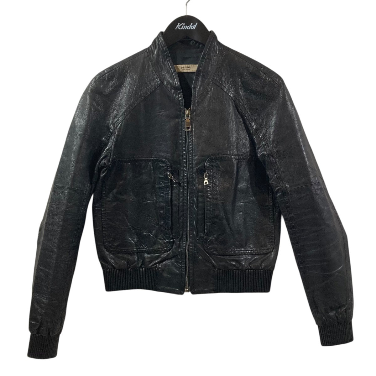 PRADA ブラック レザージャケット Black Leather jacket | PRADA - United States