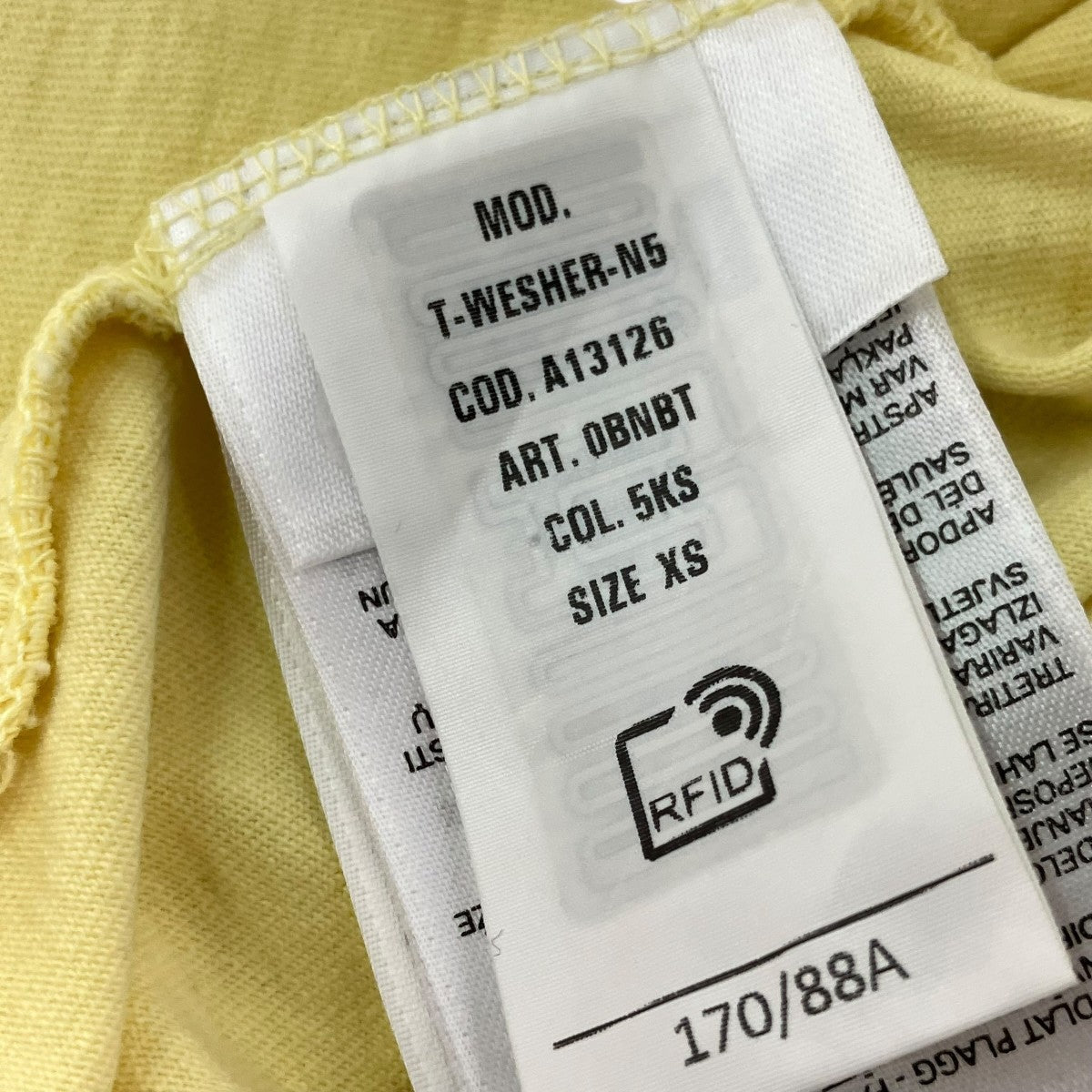 T-WESHER-N5ロングスリーブTシャツA131260BNBT