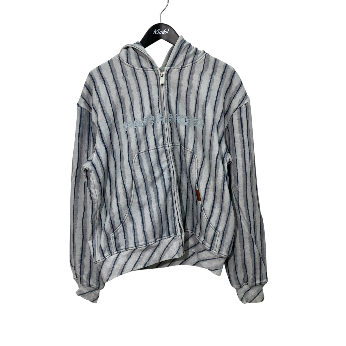 25SSランチョウ ジップ フーディストライプジップパーカーPD25SS-TP01