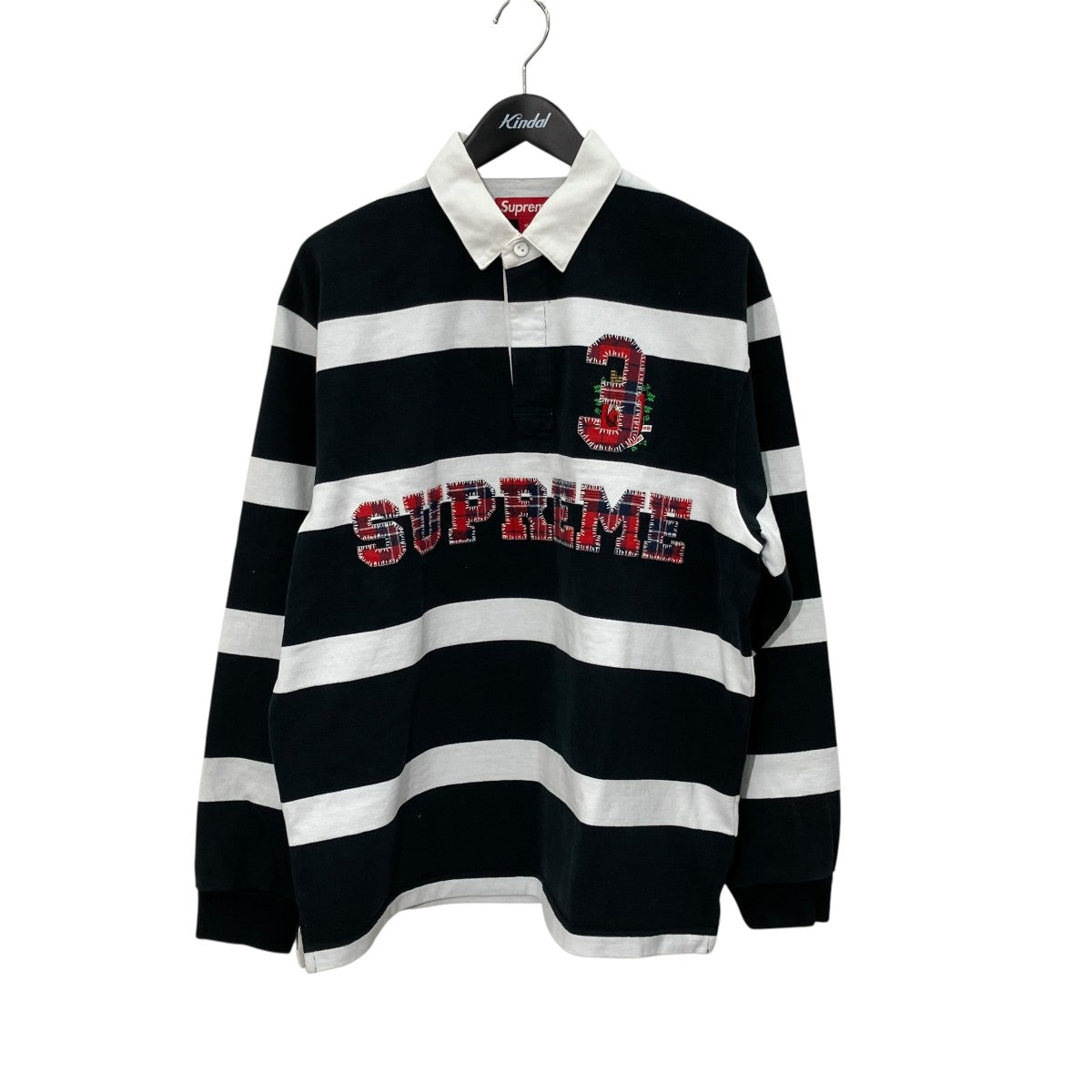 25AWstripe rugbyボーダーラガーシャツ