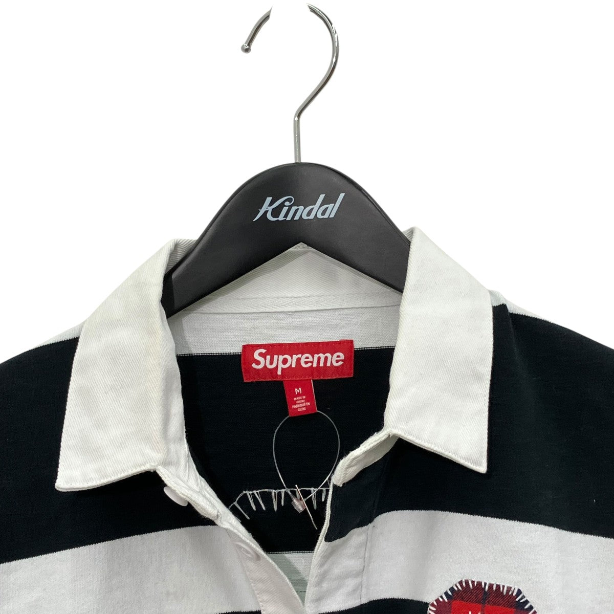 25AWstripe rugbyボーダーラガーシャツ