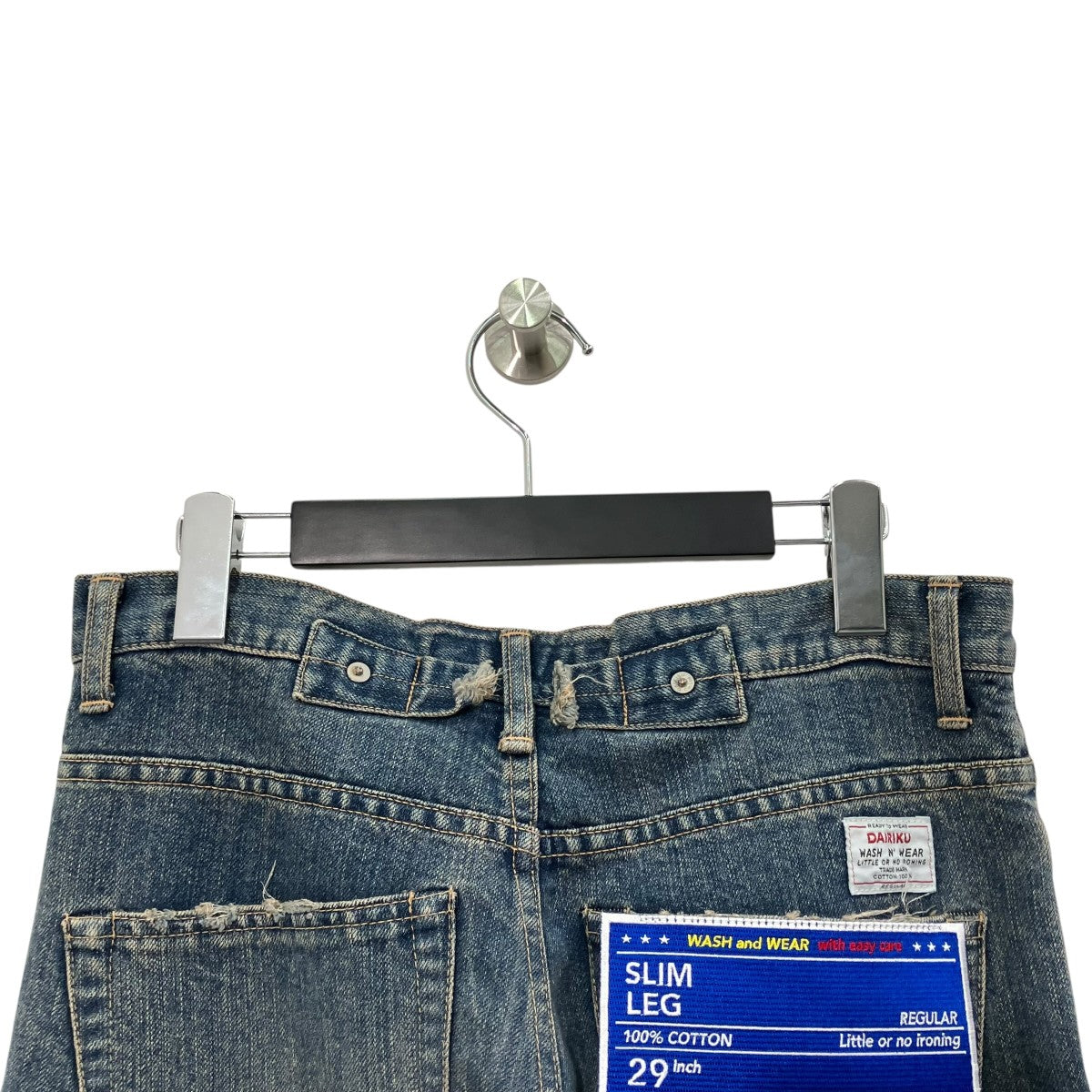 24AWSuper Long Lame Denim Pantsデニムパンツ24AW D-6