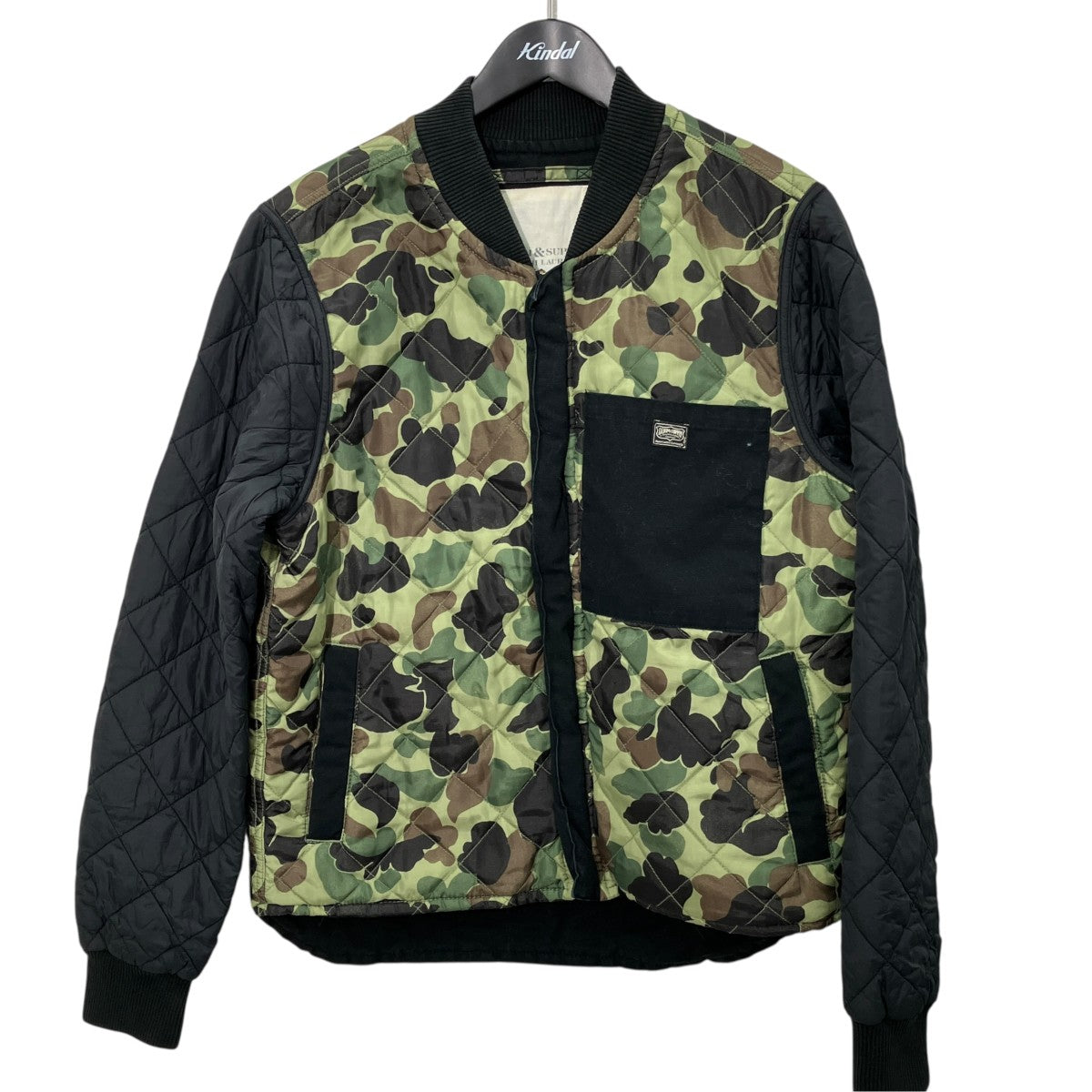 DENIM ＆ SUPPLY RALPH LAUREN カモフラージュ柄キルティングジャケット 古着・中古-1枚目のアイテム画像