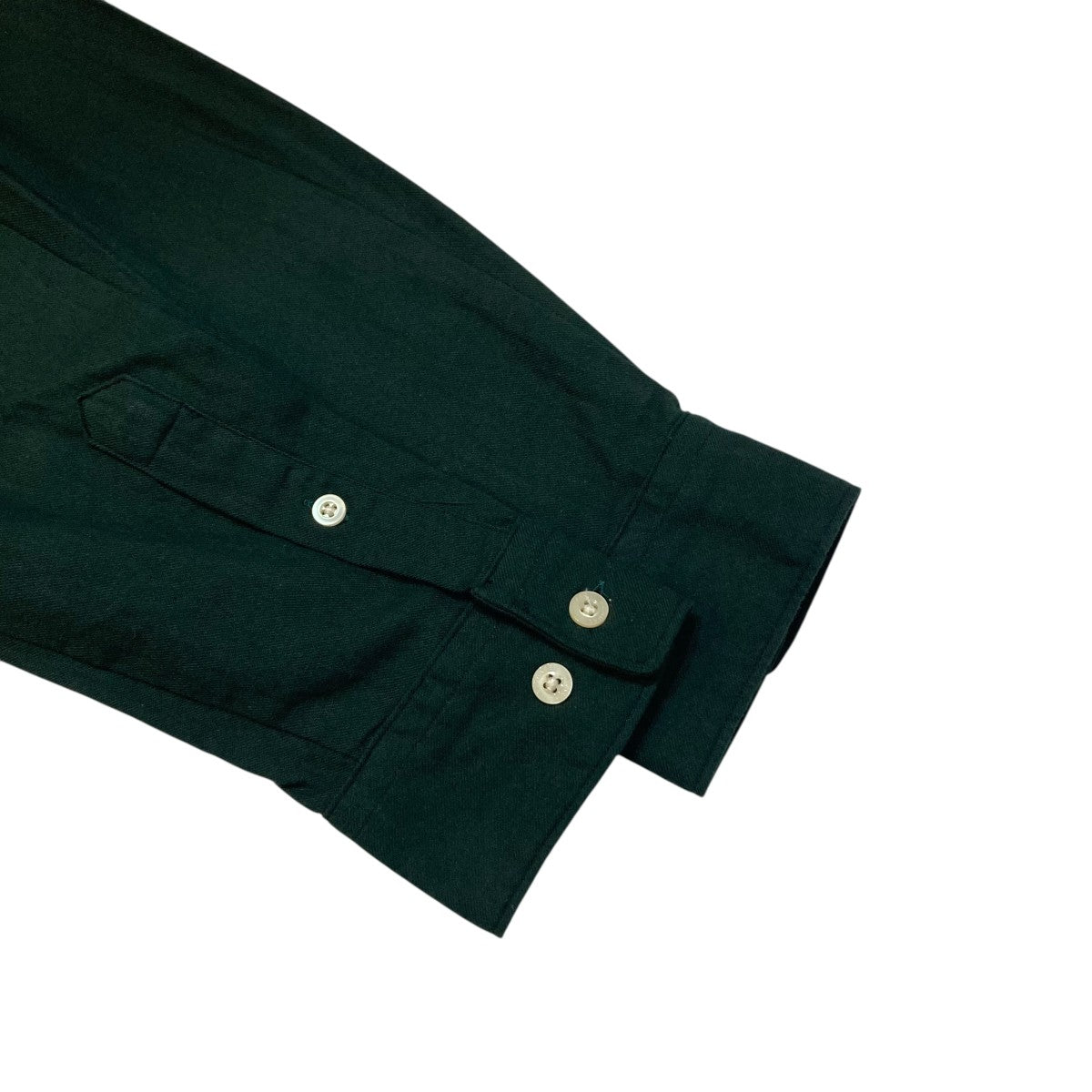 MANUAL ALPHABET SOFT VIYELLA LOOSE FIT B C SHTバンドカラーシャツMA-S-684 古着・中古-4枚目のアイテム画像