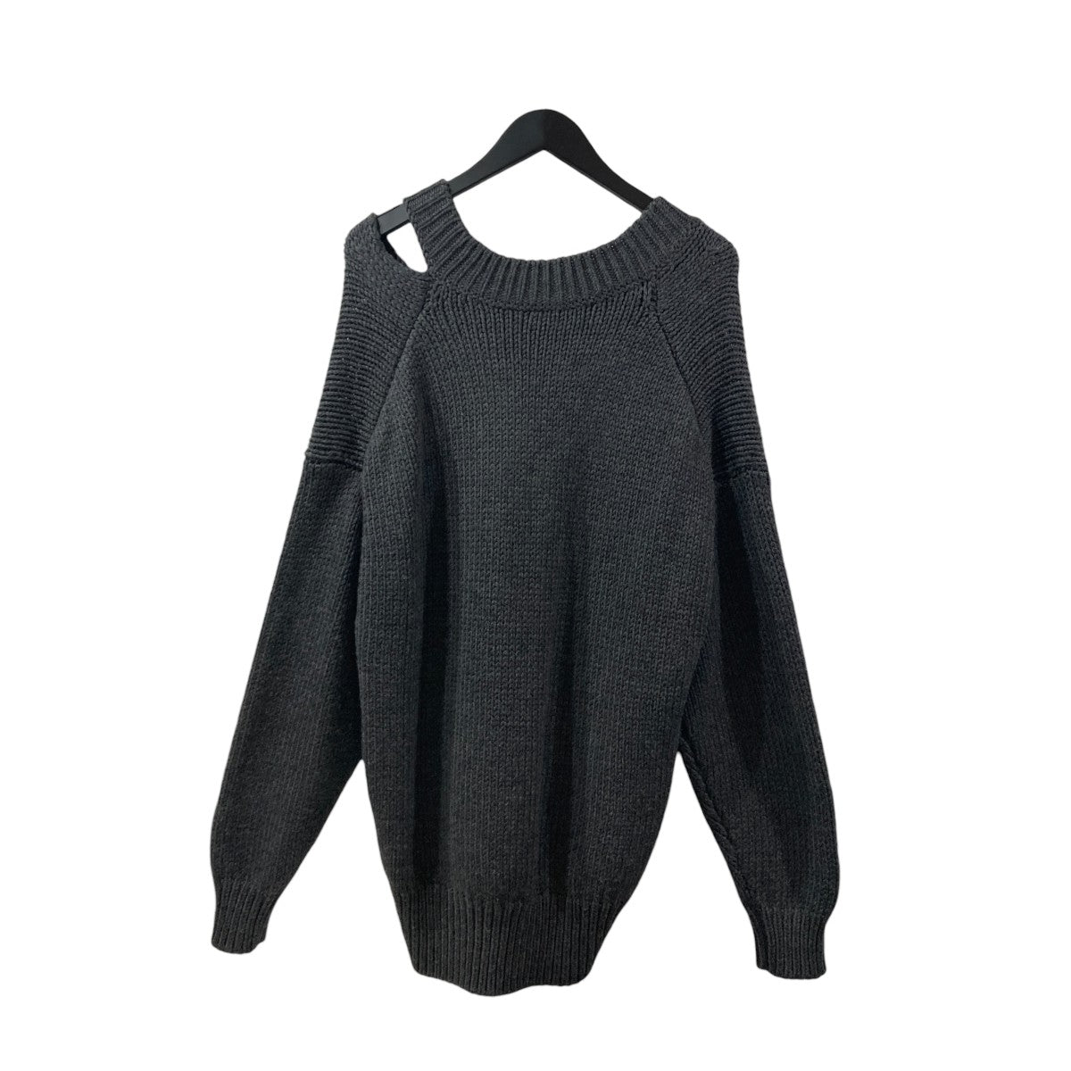 Cut Off Neck Sweaterニット23080586836030