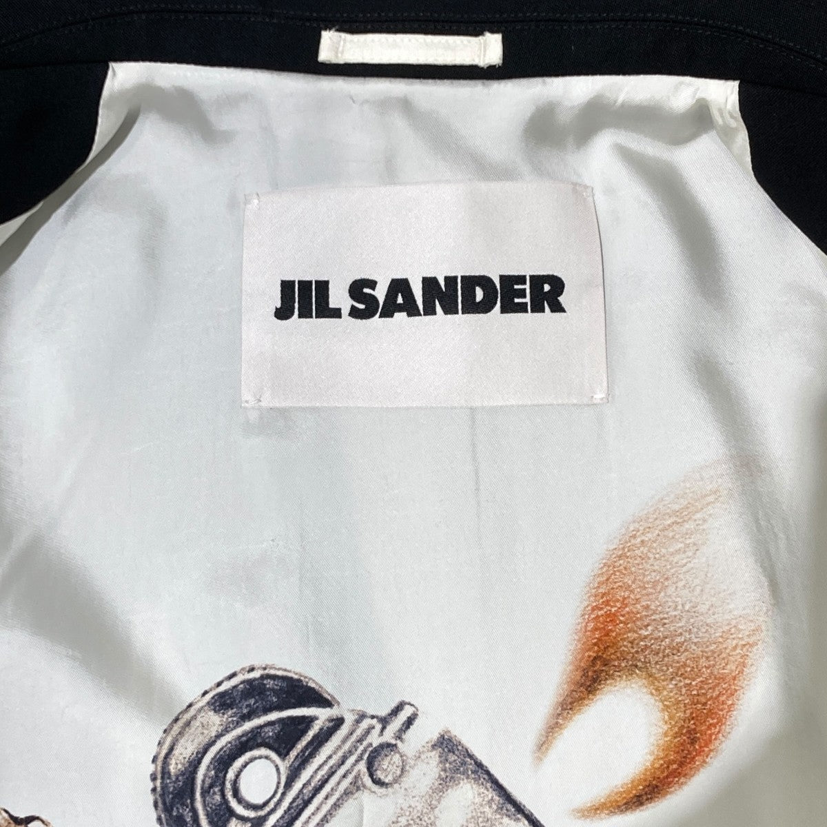 JIL SANDER ステンカラーコートJ22AH0101 古着・中古-6枚目のアイテム画像