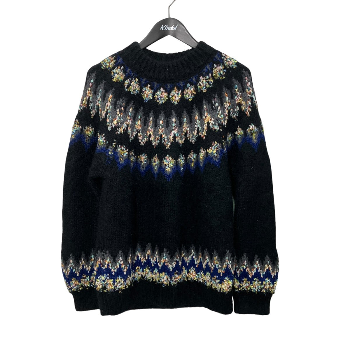 Coohem MOHAIR NORDIC KNIT SWEATERプルオーバーニット10-183-007 古着・中古-1枚目のアイテム画像