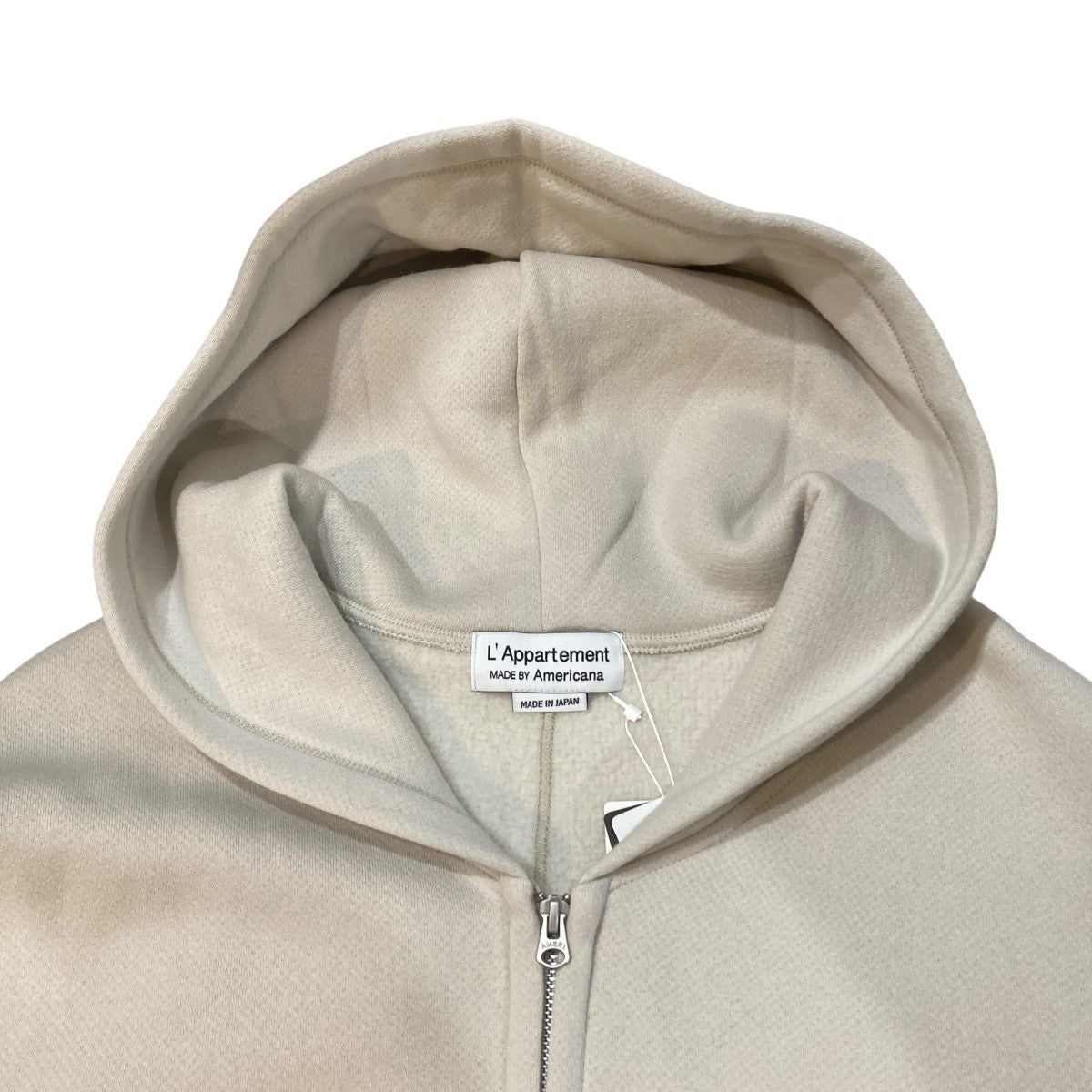 L'Appartement(アパルトモン) AMERICANA WIDE FULLZIP HOODIEジップ
