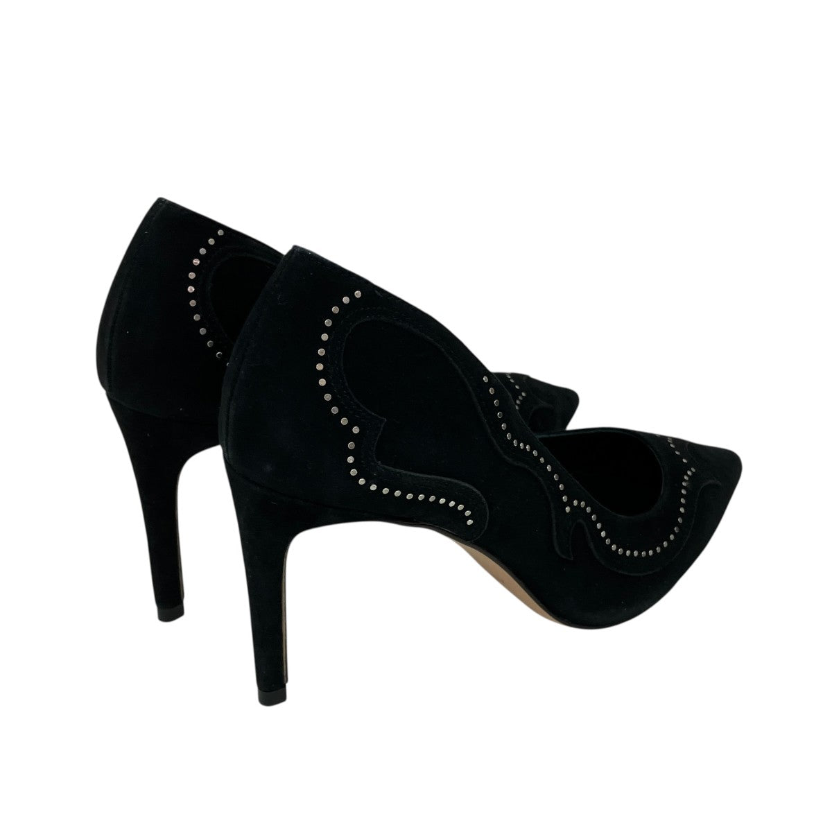 Zehra Suede Court Shoesヒールスウェードパンプス