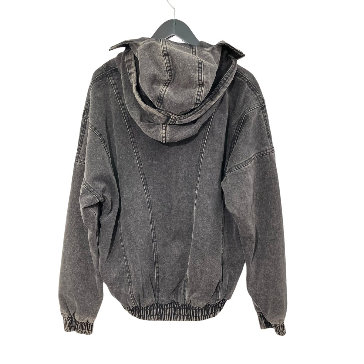 rich DENIM WASH NINJA HOODIEデニムジップパーカー 古着・中古-2枚目のアイテム画像