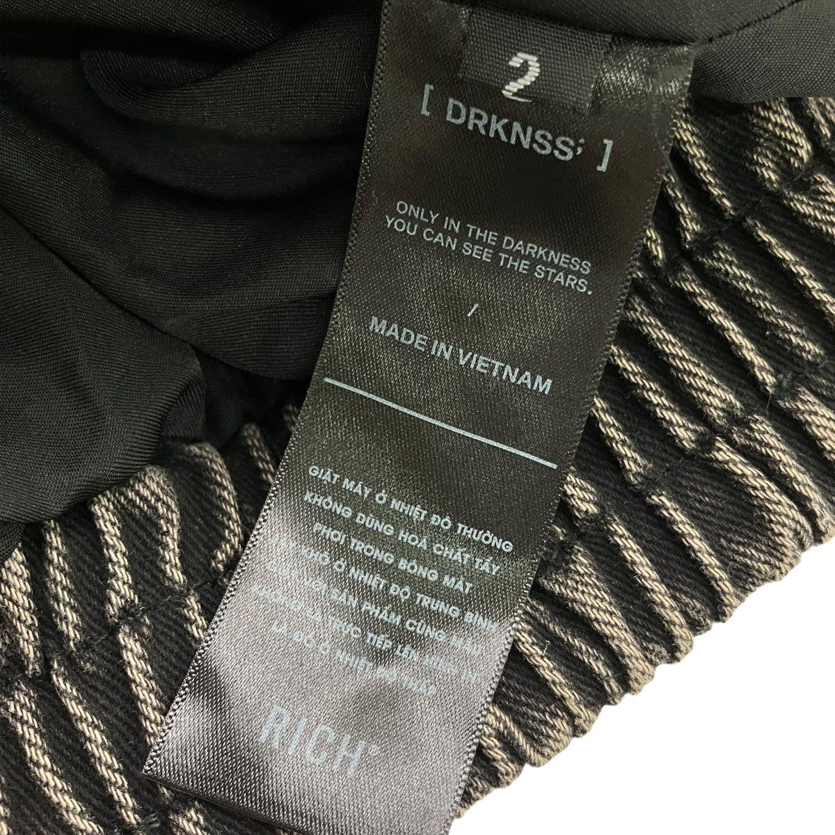 rich DENIM WASH NINJA HOODIEデニムジップパーカー 古着・中古-5枚目のアイテム画像